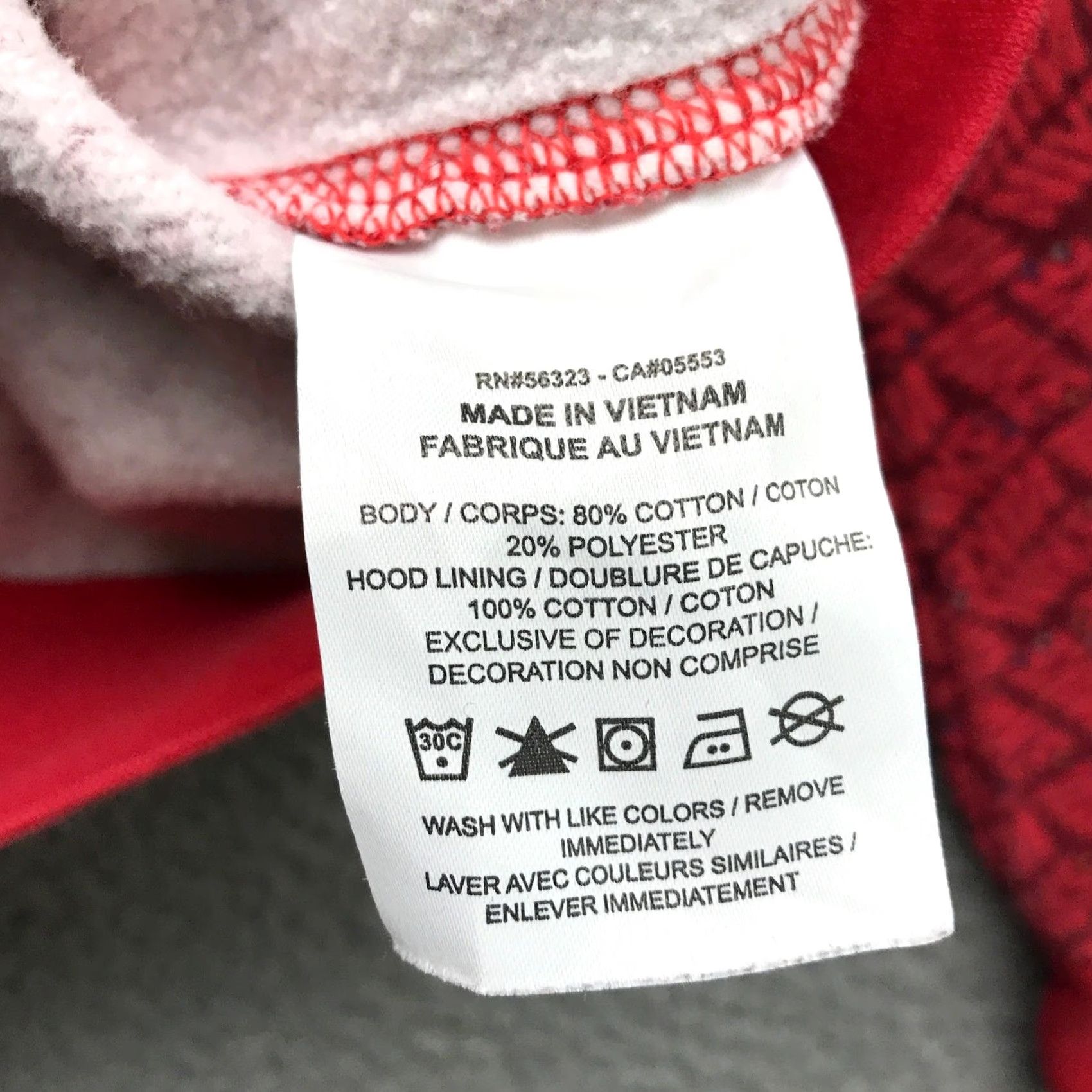 Nike Nike DM6911-657 Essentials AOP Fleece Sweatshirt Hoodie Mens M Red Black Hoodie Mens Medium Red Black Logo Size US M / EU 48-50 / 2 - 5 Thumbnail