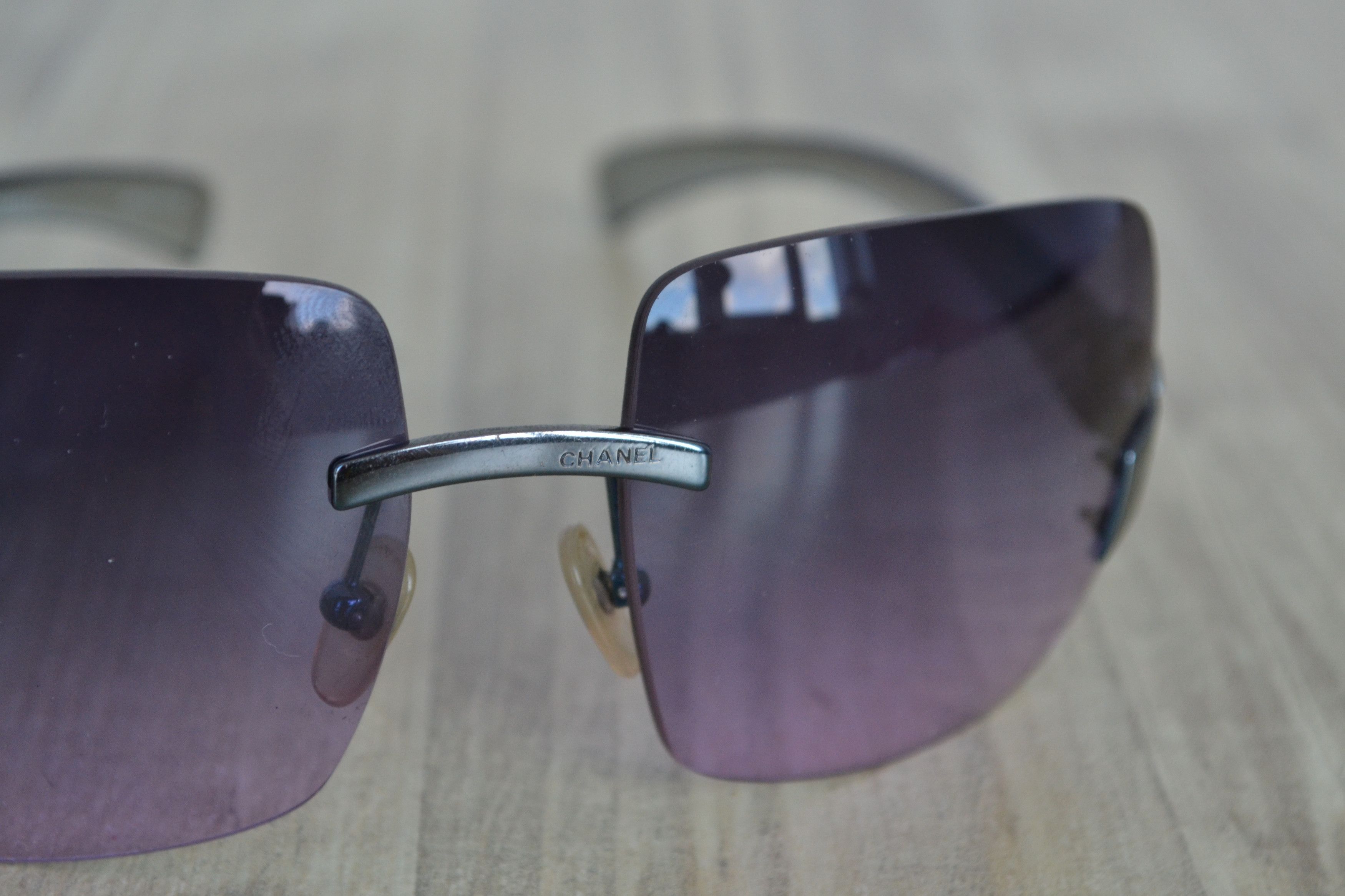 Chanel CHANEL Sunglasses Logo Metal CC Glasses 4048 Vintage Size ONE SIZE - 6 Thumbnail