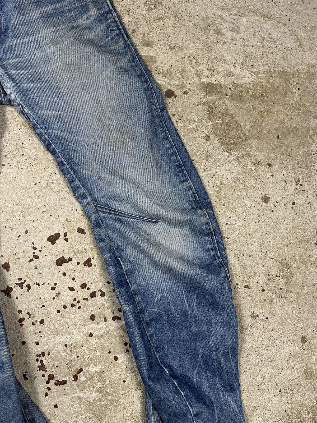 G-Star × Japanese Brand × Vintage Vintage Y2K G Star Raw Arc Slim Distressed Denim Pants Jeans Size US 29 - 6 Thumbnail