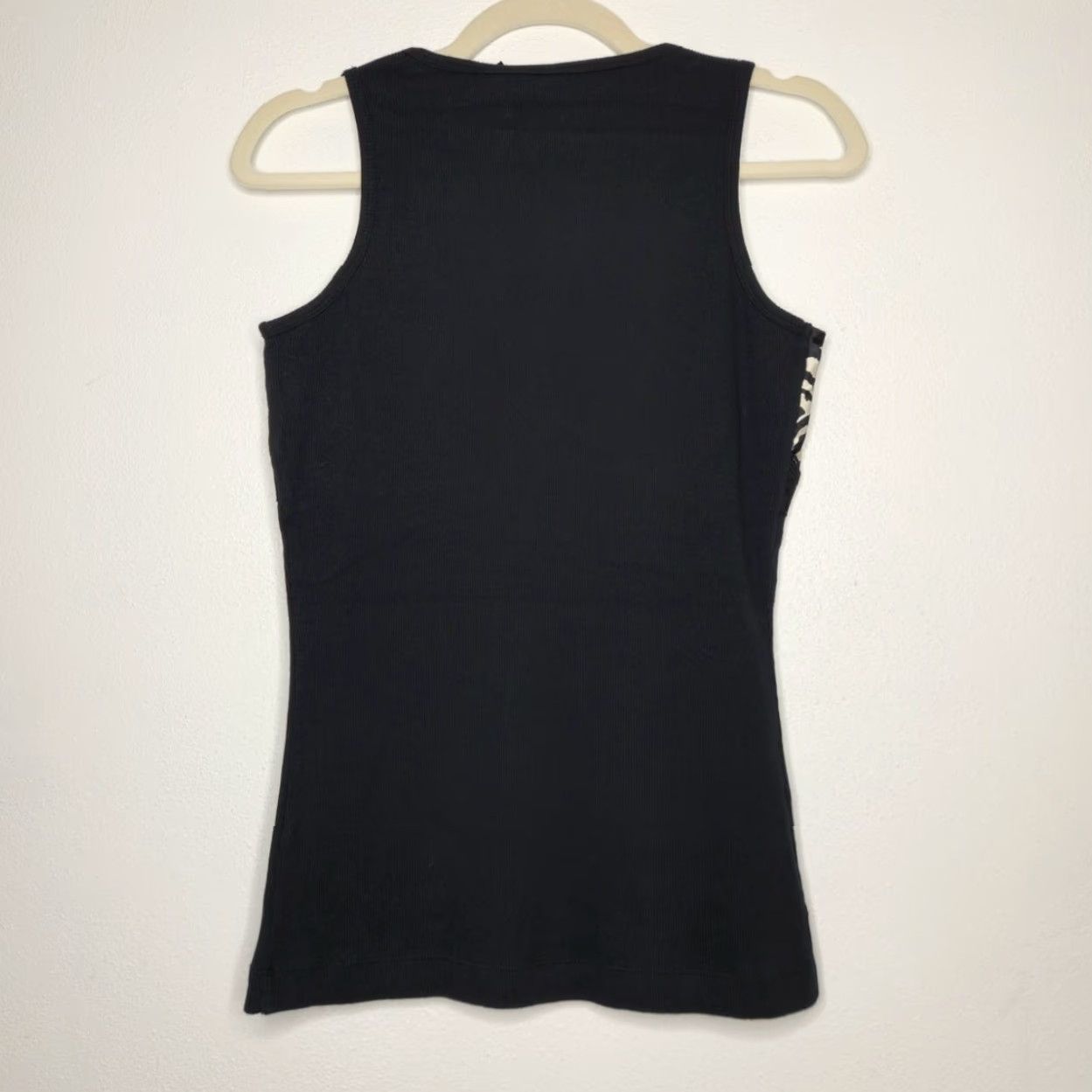 Vintage VINTAGE Bisou Bisou Tank Top Black Zebra Animal Print Lace Y2K Goth Punk M Women Shirt Size M / US 6-8 / IT 42-44 - 5 Thumbnail