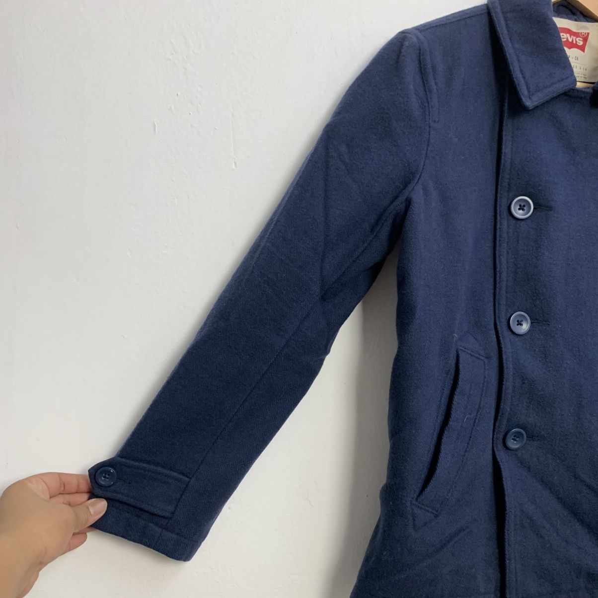 Levi's Levi’s Navy Wool Peacoat Double-Breasted Grail (S) Size US S / EU 44-46 / 1 - 7 Thumbnail