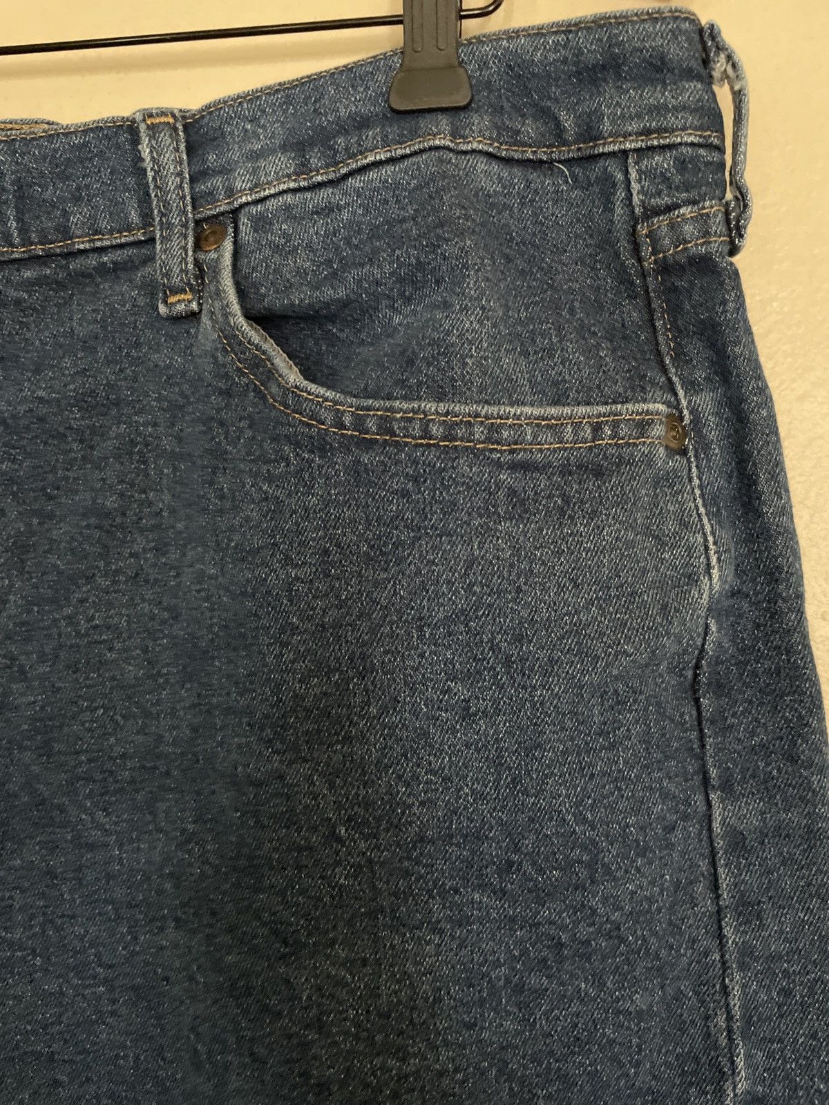 Designer × Vintage × Wrangler Wrangler Denim Blue Jean Shorts Jorts Waist 38 Relaxed Fit Size US 38 / EU 54 - 6 Thumbnail