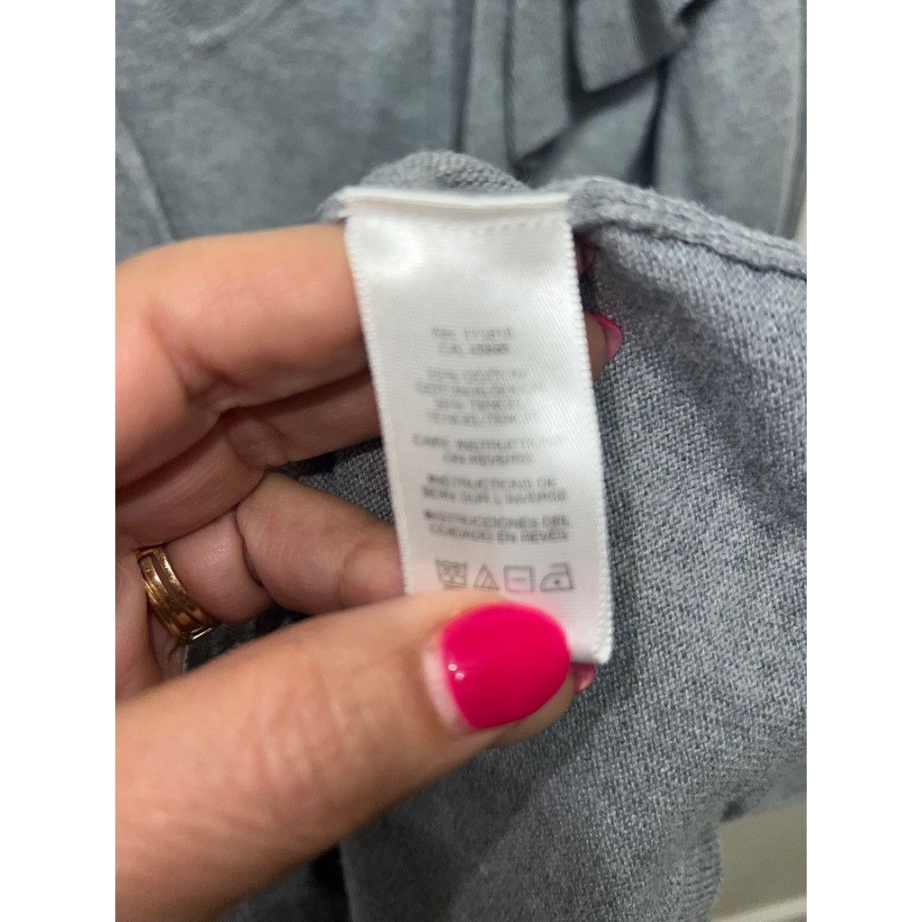 Michael Kors Michael Kors Women's XL Gray Ruffled Knit Pullover Sweater Size XL / US 12-14 / IT 48-50 - 5 Thumbnail