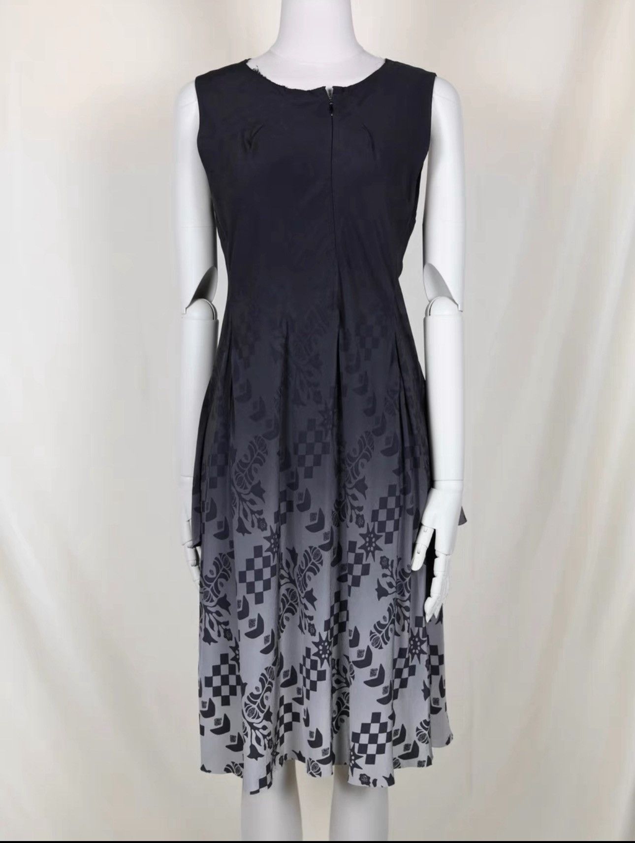 Yohji Yamamoto Yohji Yamamoto 09SS Gradient Floral Dress Size S / US 4 / IT 40 - 4 Thumbnail