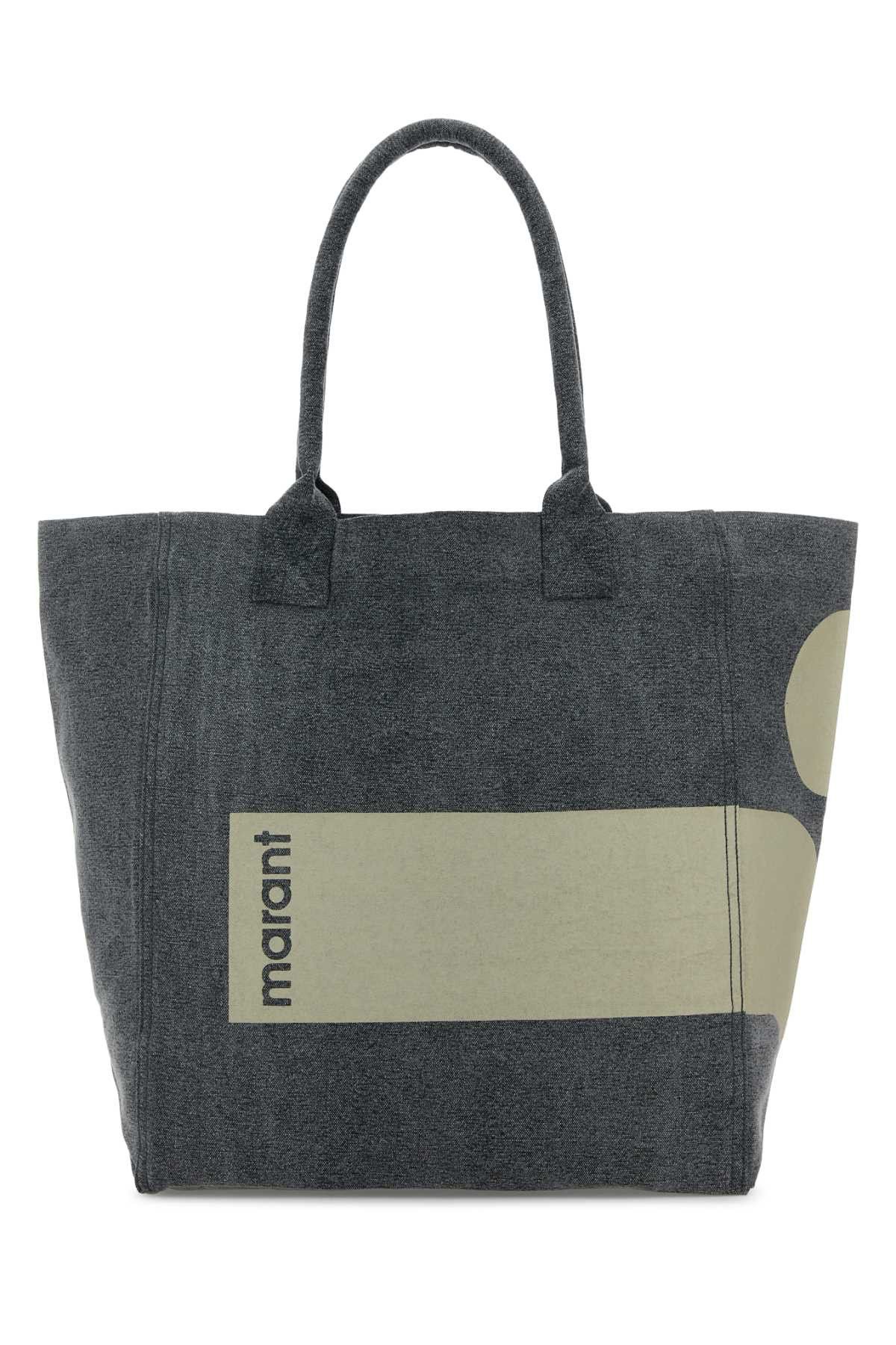 Isabel Marant Melange Grey Cotton Yenky Shopping Bag Size ONE SIZE - 1 Thumbnail