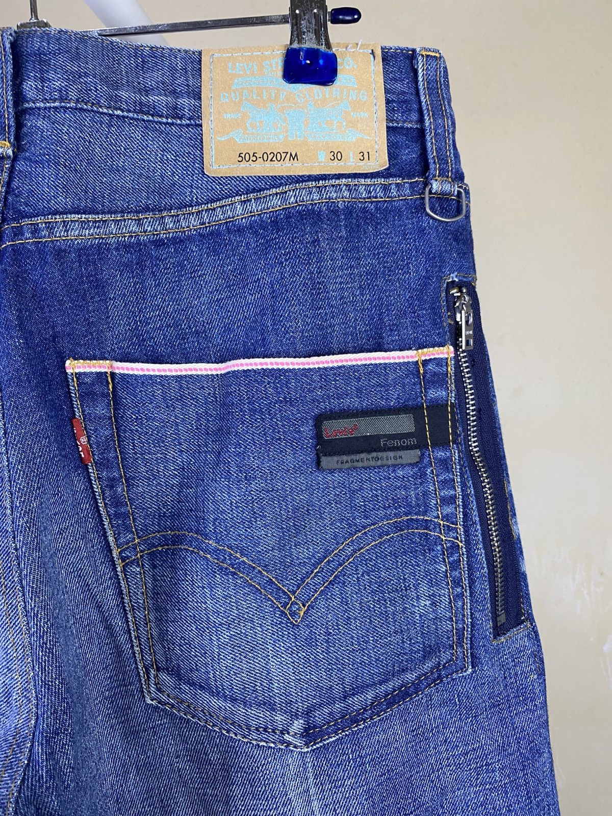 Fragment Design × Levi's Levi’s Fenom x Fragment Design Selvedge Denim Pants Size US 30 / EU 46 - 4 Thumbnail