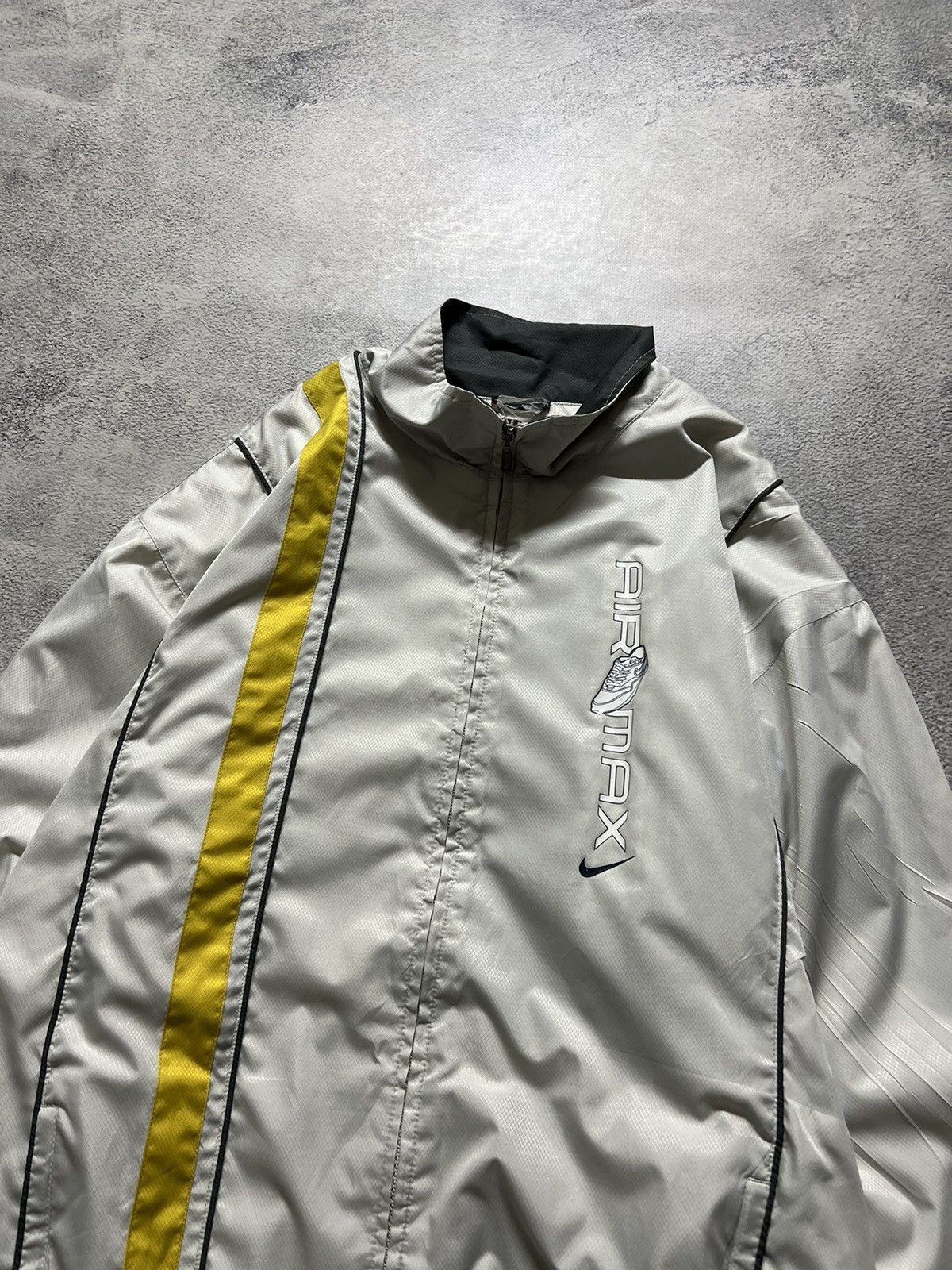 Nike × Vintage Vintage Y2k Nike 💛 Air Max Jacket 90’s Size US L / EU 52-54 / 3 - 6 Thumbnail