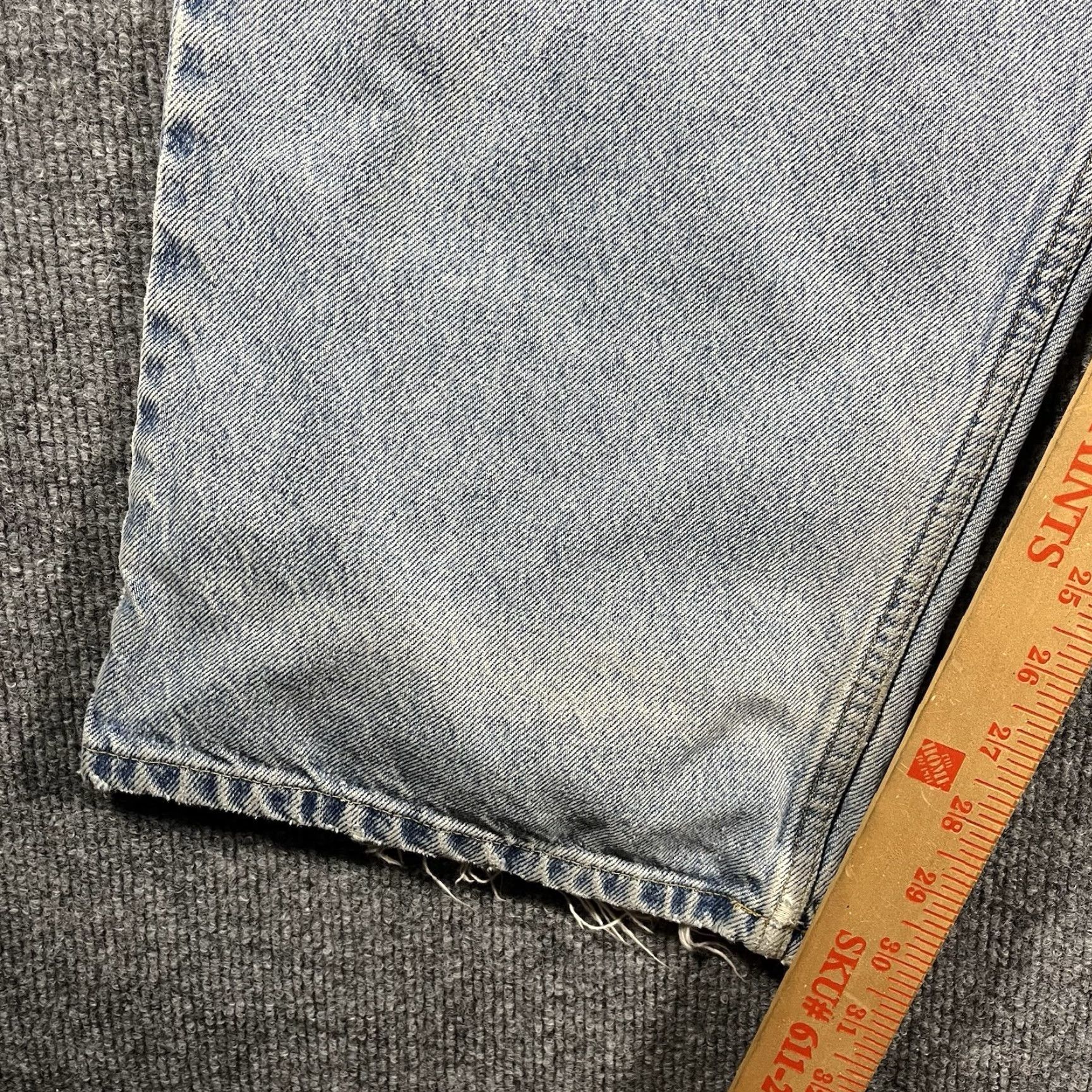 Anchor Blue VINTAGE Anchor Blue Beyond Baggy Jeans 28x31 Wide Leg Blue 90s Y2K Mens Size US 28 / EU 44 - 2 Thumbnail
