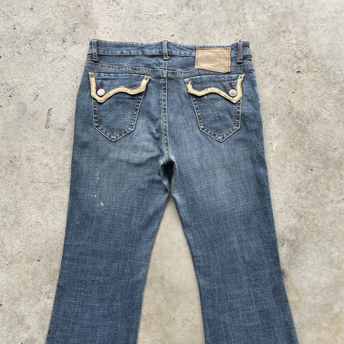 If Six Was Nine W32 Vintage Japan Flare Denim Faded Bootcut Jeans Pants Size US 32 / EU 48 - 10 Thumbnail