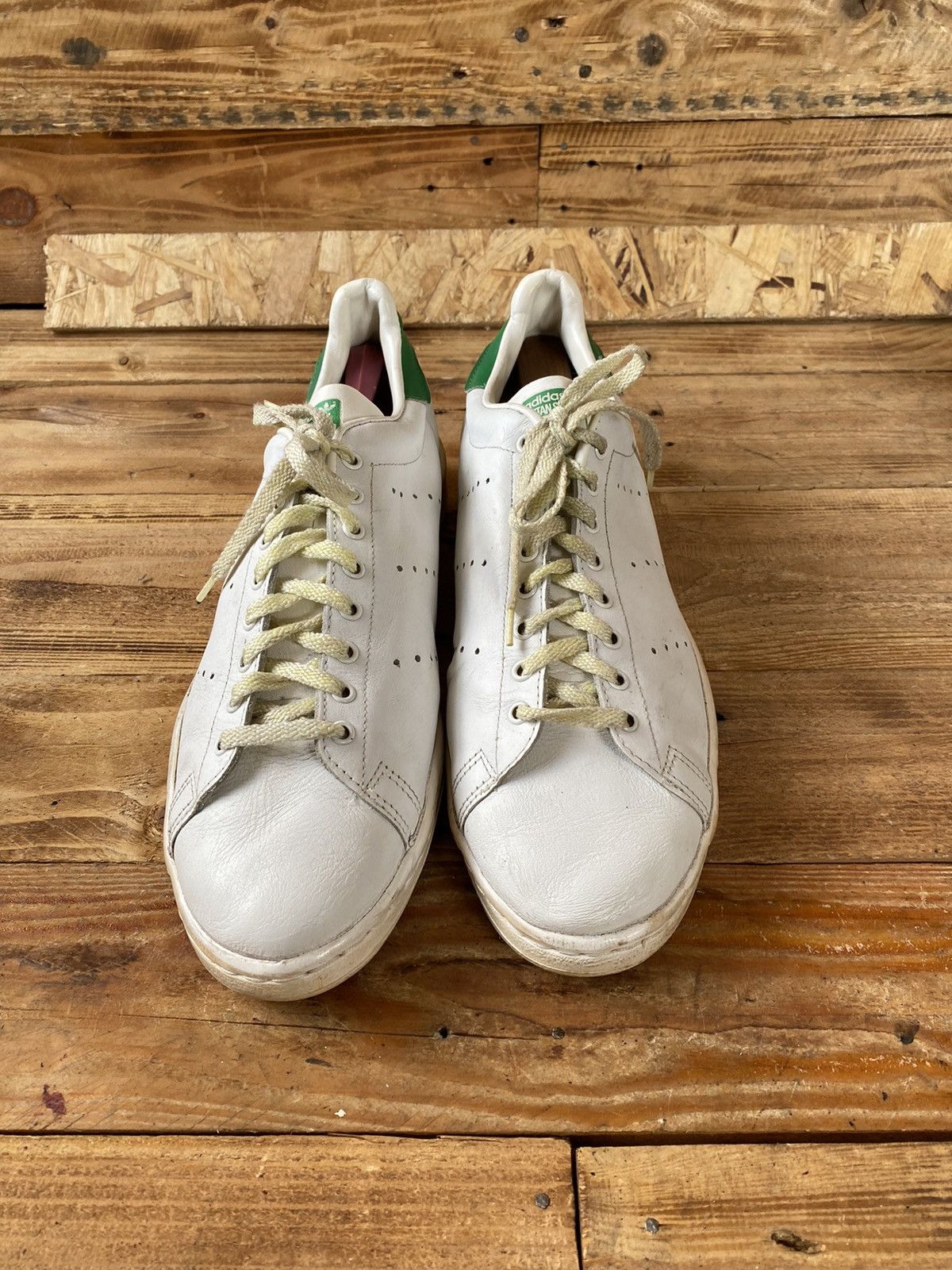 Adidas Adidas vintage stansmith low-top white leather sneakers Uk12 Size US 13 / EU 46 - 3 Thumbnail