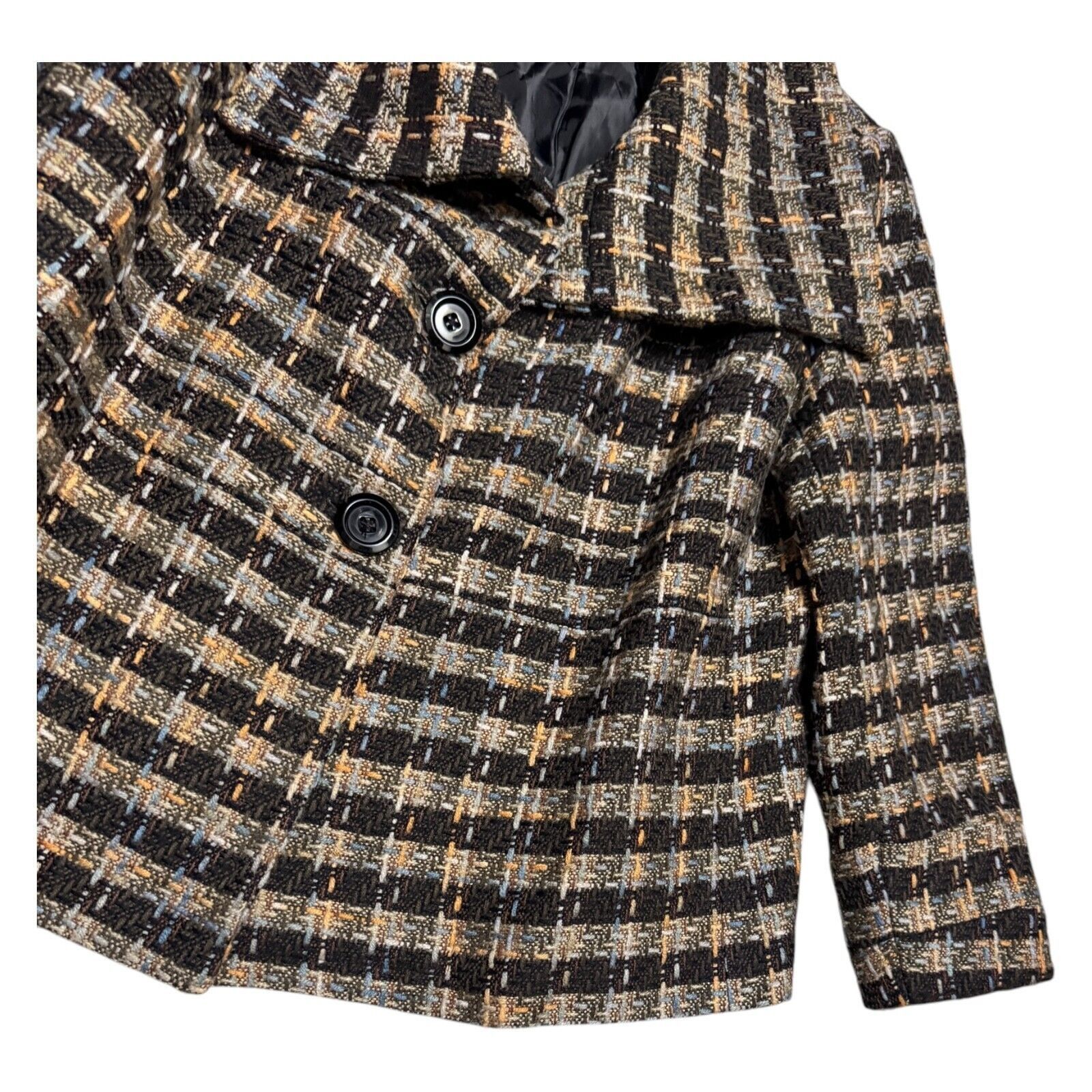 Renuar RENUAR Tweed Luxury Designer Winter Fall Jacket Coat 14 Size L / US 10 / IT 46 - 4 Thumbnail