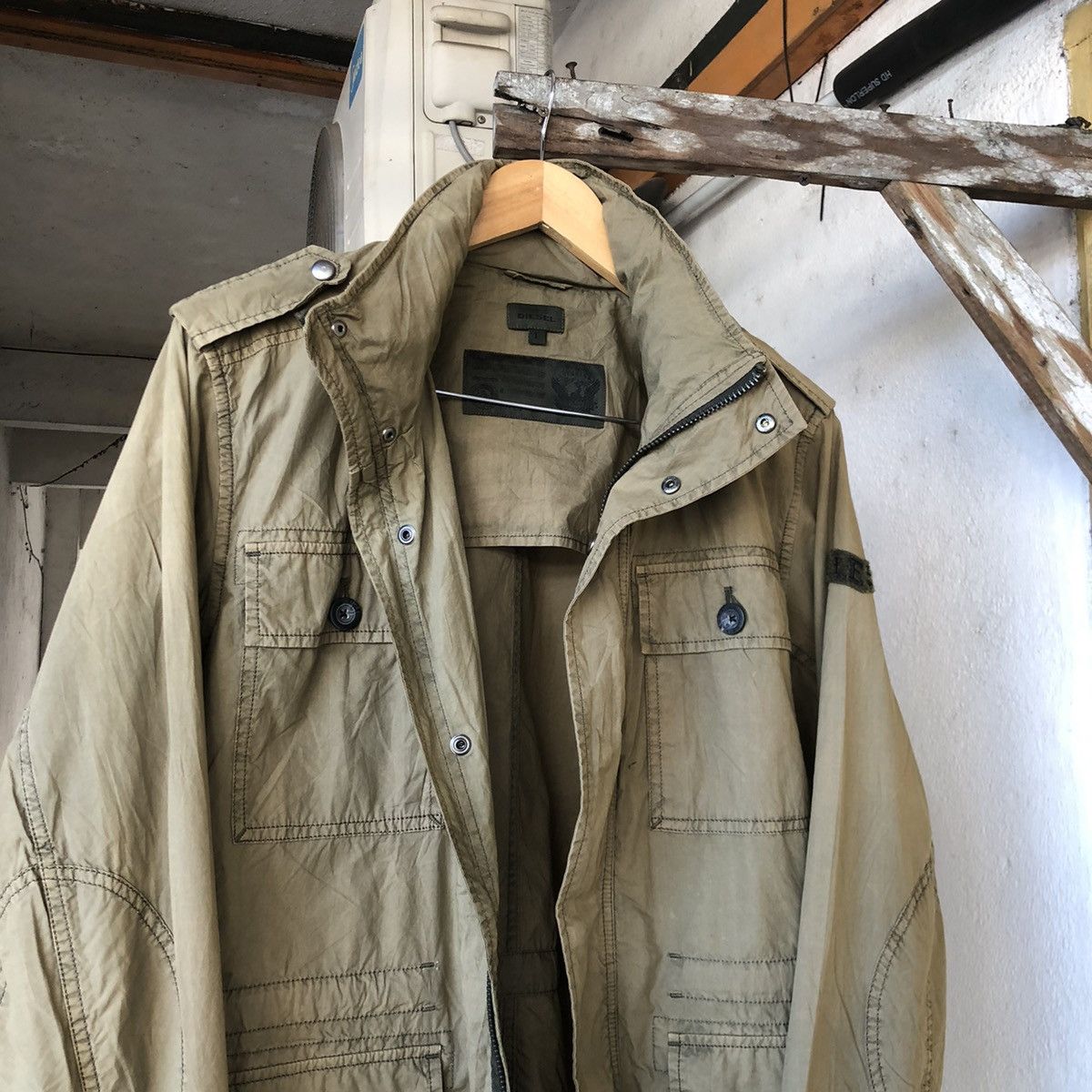Diesel Nice🔥 Diesel M65 Military Style Light Jacket Size US L / EU 52-54 / 3 - 5 Thumbnail