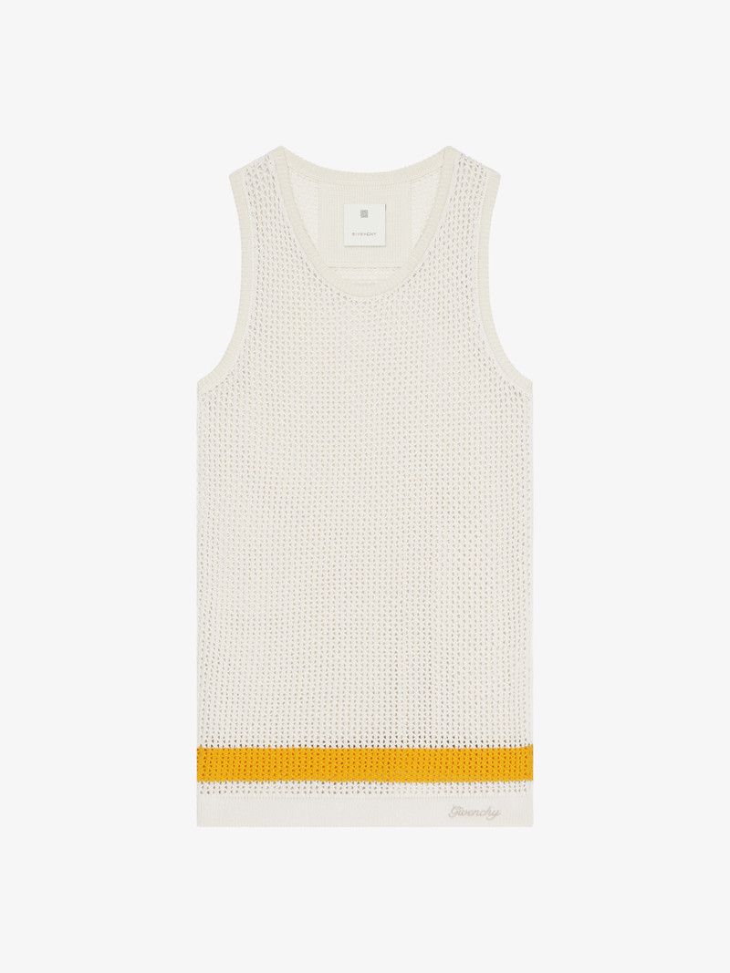 Givenchy o1n1vont0326 Tank Top in White Size US M / EU 48-50 / 2 - 1 Thumbnail
