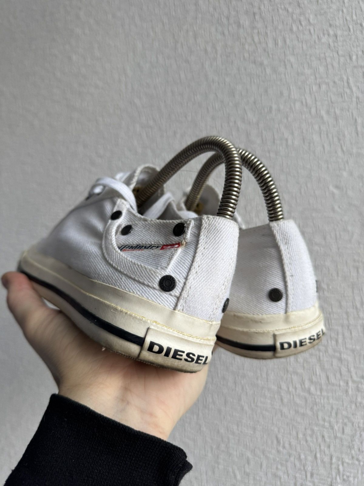 Diesel × Vintage Diesel unisex shoes, white sneakers US 7.5 Size US 7.5 / EU 40-41 - 3 Thumbnail