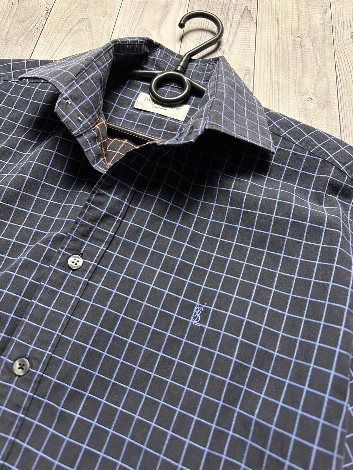 Yves Saint Laurent Vintage Yves Saint Laurent plaid shirt rare size M logo Size US M / EU 48-50 / 2 - 6 Thumbnail