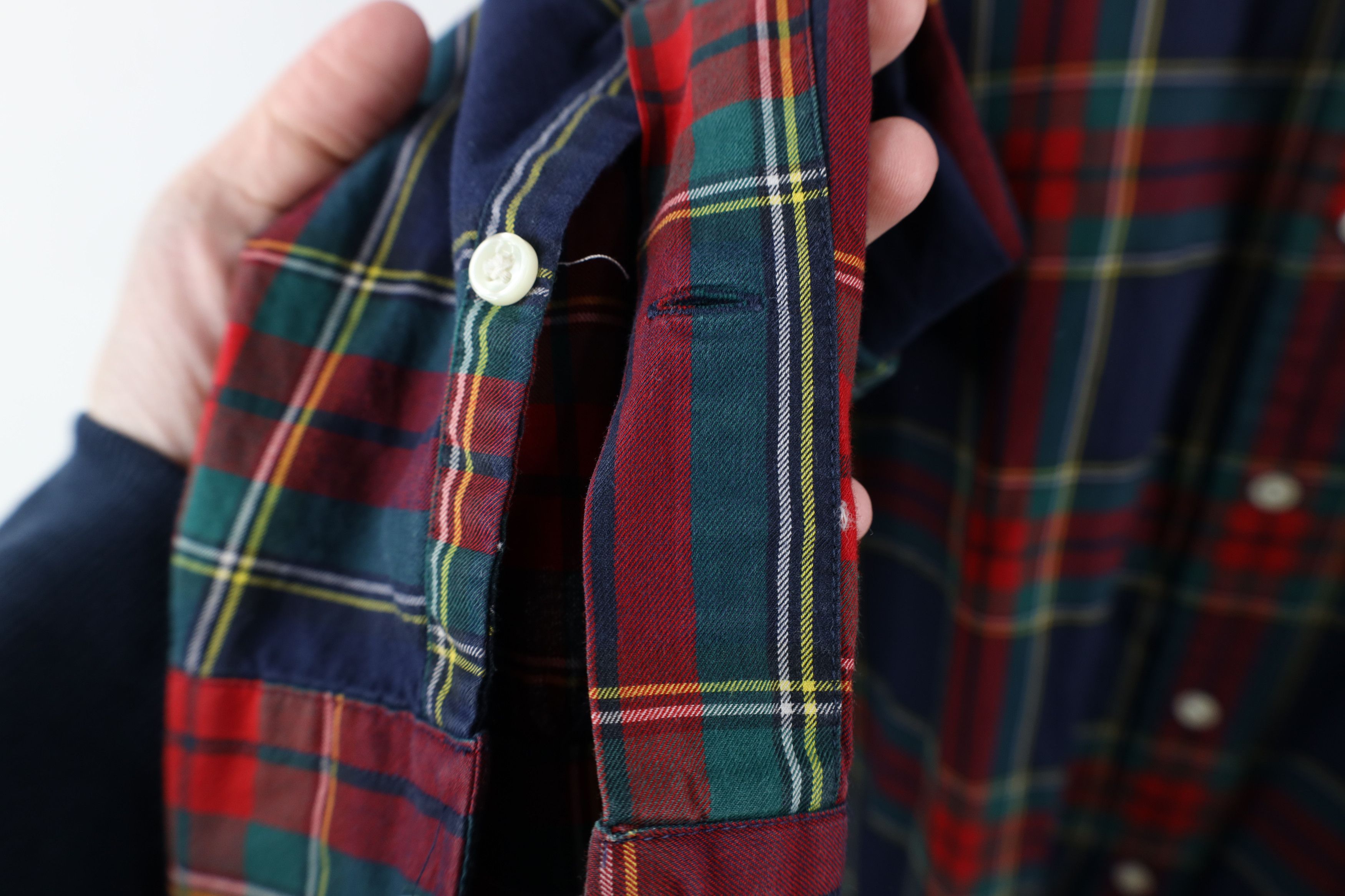 Ralph Lauren × Vintage Vintage 90s Ralph Lauren Fit Rainbow Plaid Button Down Shirt Size US XL / EU 56 / 4 - 8 Thumbnail