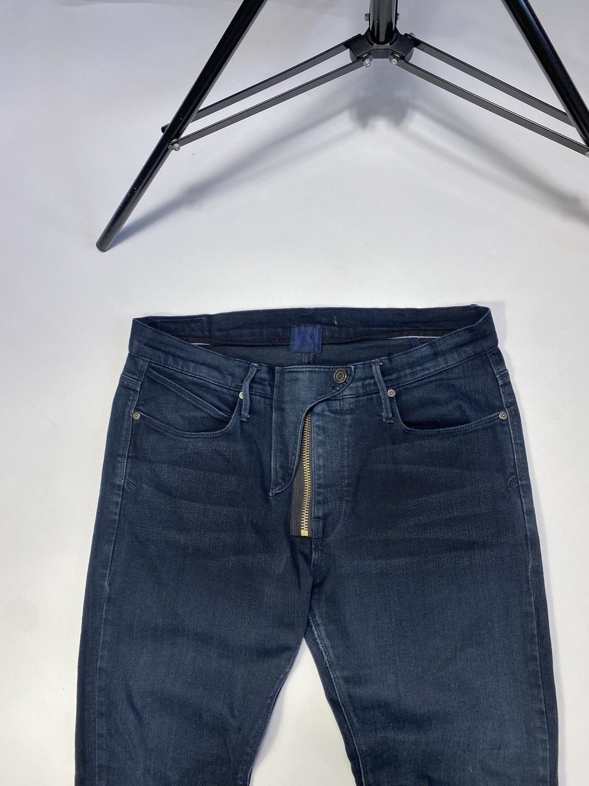 Rta Rta Small Black Spell Navy Denim Skinny Jeans Size 30 Size US 30 / EU 46 - 4 Thumbnail