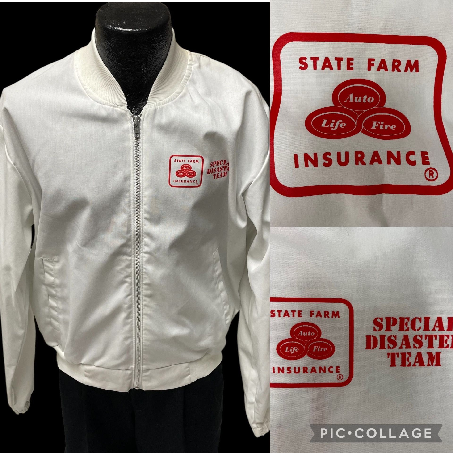 Other Vtg DM Apparel STATE FARM INSURANCE Special Disaster Jacket Size US L / EU 52-54 / 3 - 1 Thumbnail