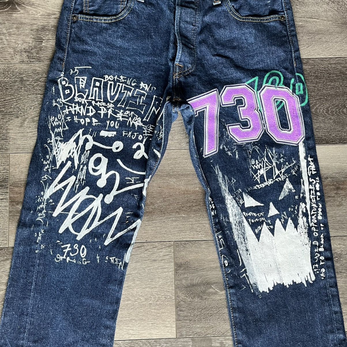 Asspizza Vintage Levi’s Asspizza PWYW Pay What You Want Denim Jeans Size US 30 / EU 46 - 4 Thumbnail