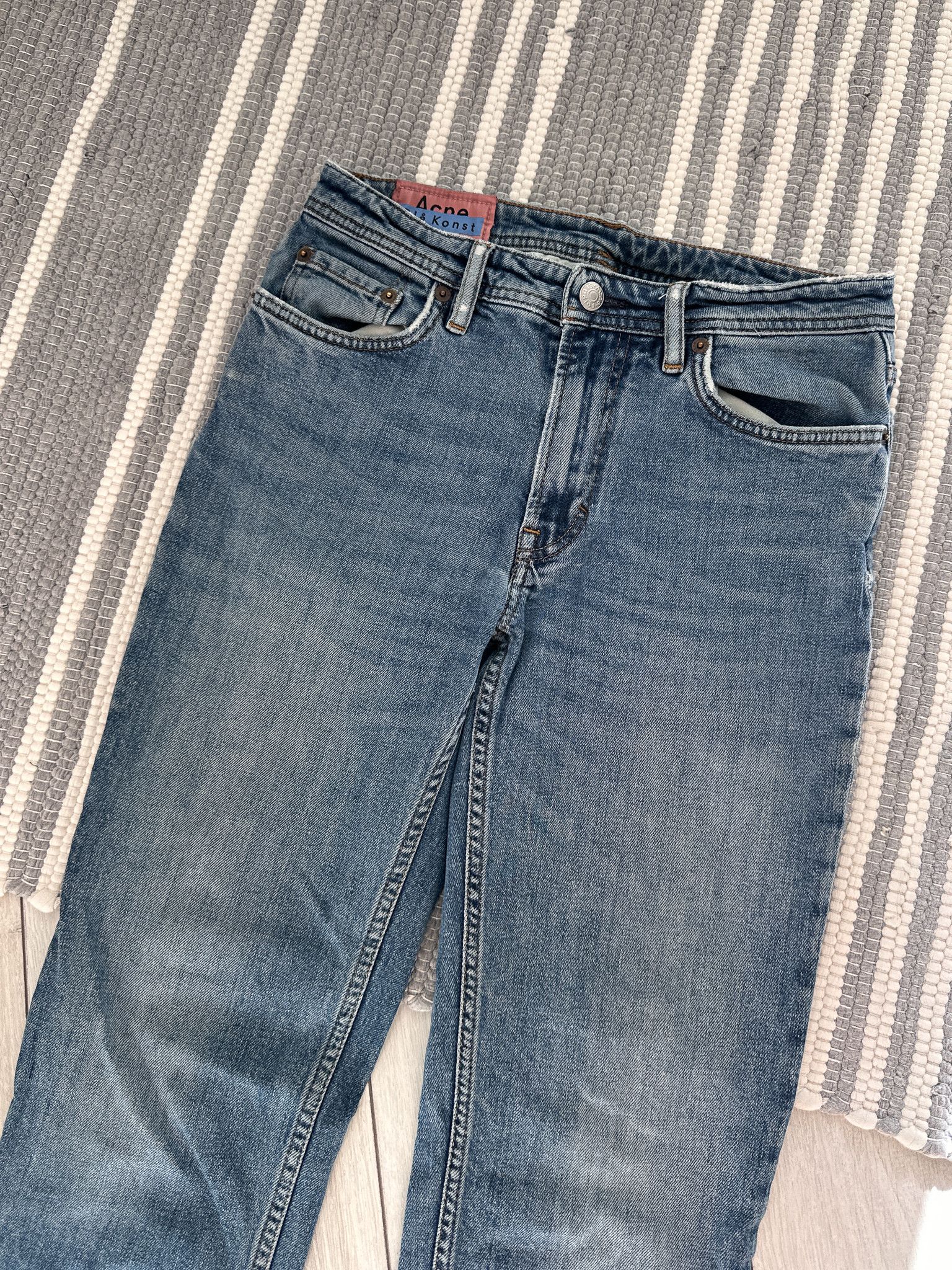Acne Studios Acne Studios Bla Konst Floragatan 13 Skinny Jeans Size 28" / US 6 / IT 42 - 7 Thumbnail