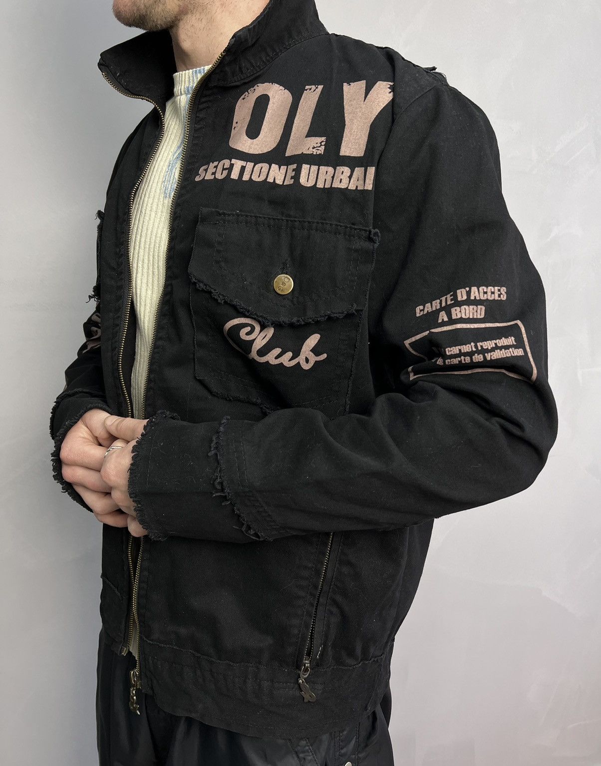 Hysteric Glamour × Junya Watanabe VT Avant Garde Diesel Dolce Gabbana Style Italy Jacket 90s Size US L / EU 52-54 / 3 - 1 Thumbnail