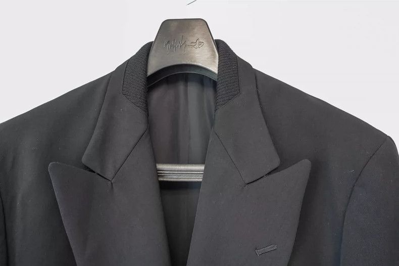 Yohji Yamamoto Yohji Yamamoto 1995 AW Knit Gun Neck Double Breasted Jacket Size US S / EU 44-46 / 1 - 2 Thumbnail