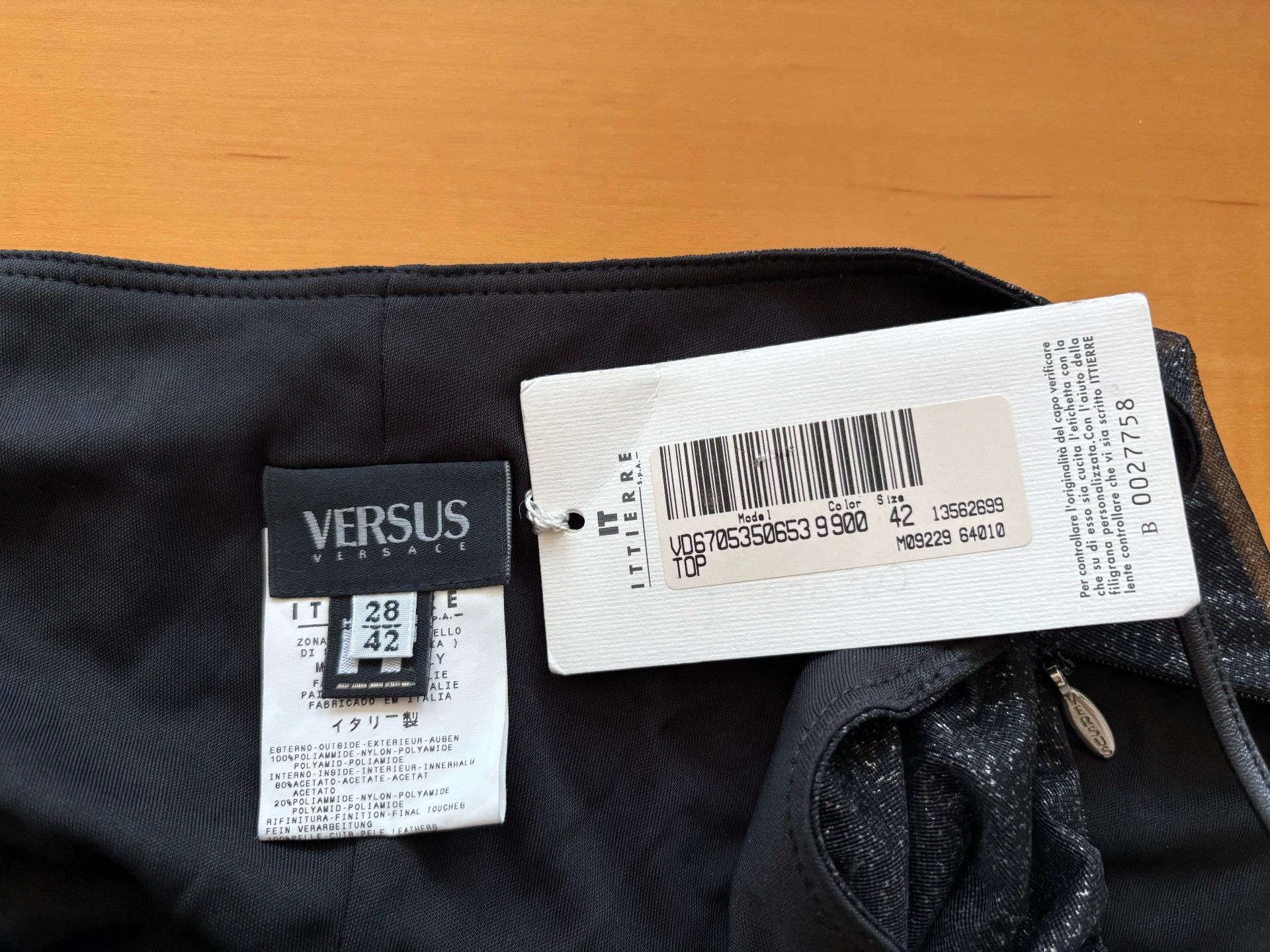 Versace Versace Women's Black Tulle Camisole (Secondary Line) Size M / US 6-8 / IT 42-44 - 6 Thumbnail