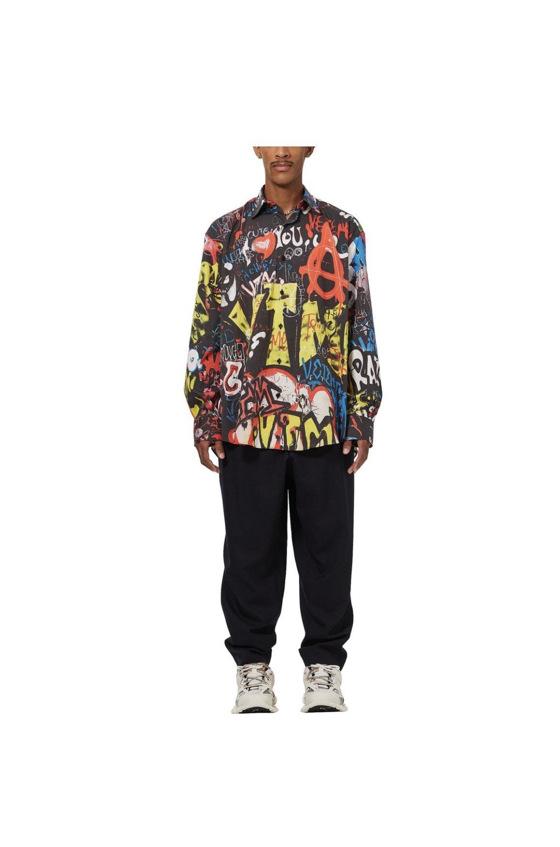 Vetements Vetements Black Graffiti Shirt Size US M / EU 48-50 / 2 - 2 Thumbnail