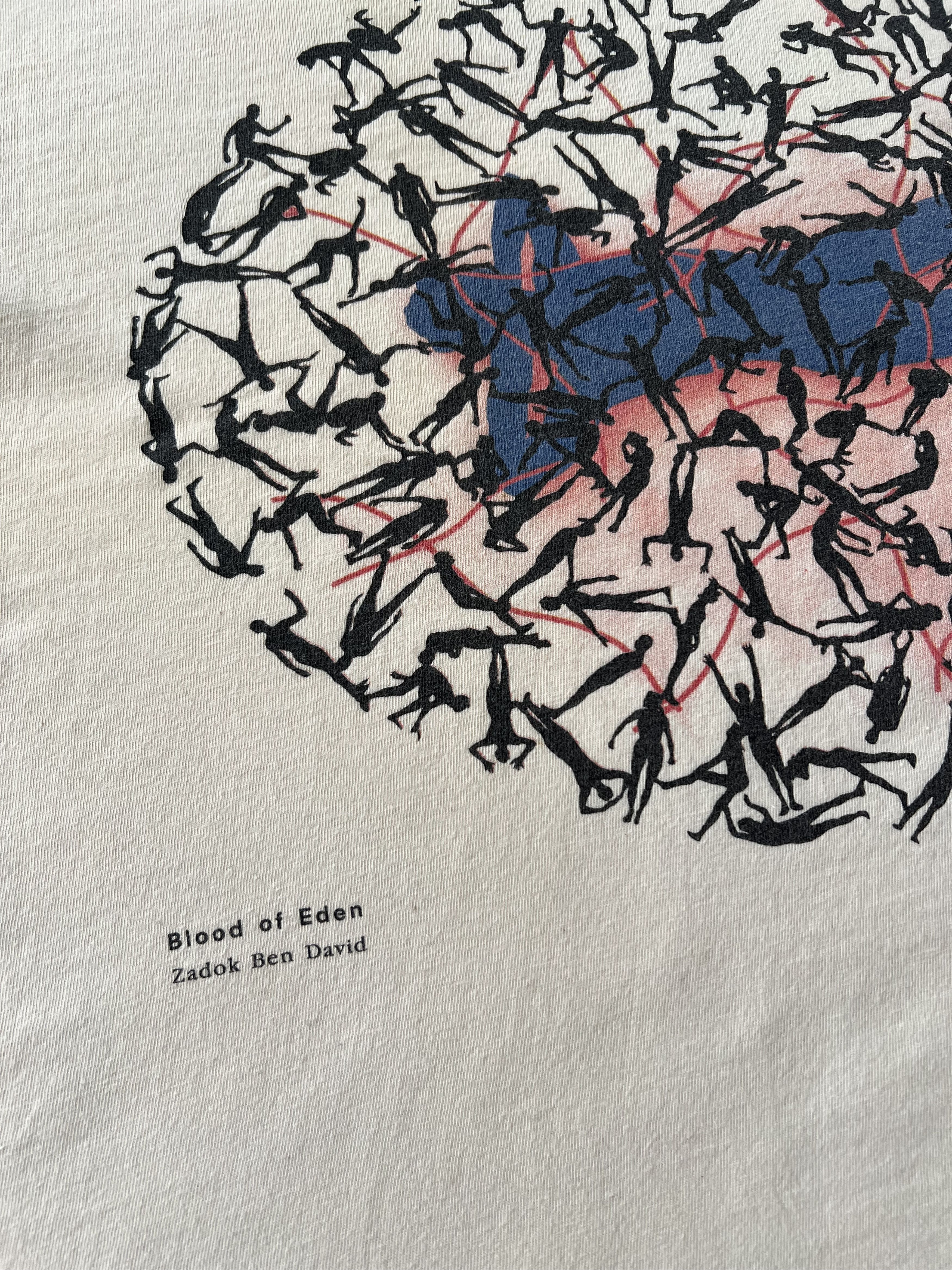 Band Tees Vintage 1992 Peter Gabriel Blood of Eden Art White T-shirt Size US XL / EU 56 / 4 - 4 Thumbnail