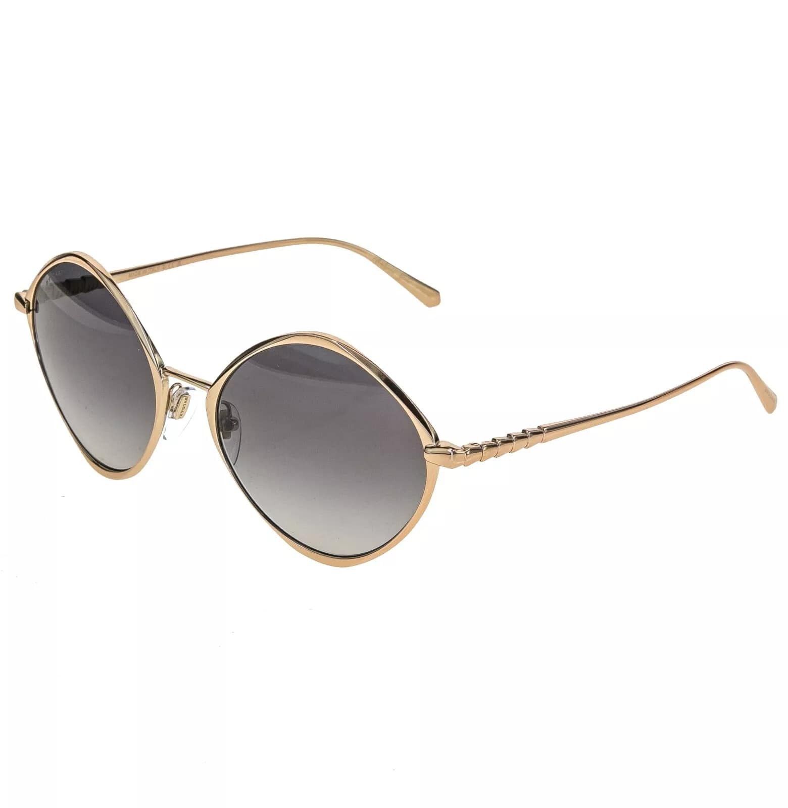 Bvlgari BVLGARI Le Gemme 6186 Rose Grau Round Sunglasses BV6186K Size ONE SIZE - 9 Thumbnail