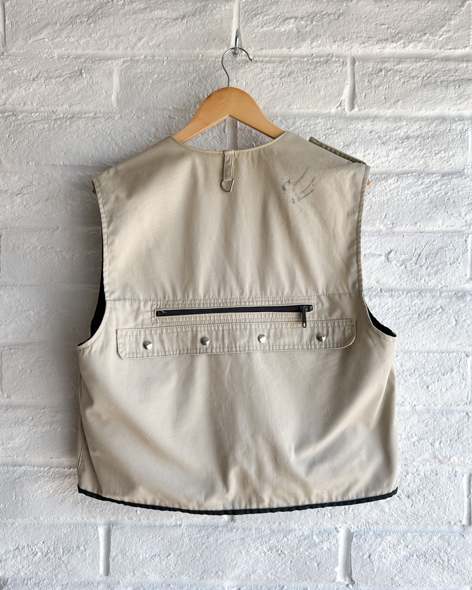 Vintage Vintage 1970s Frostline Kit Utility Vest Men's L Beige Size US L / EU 52-54 / 3 - 6 Thumbnail