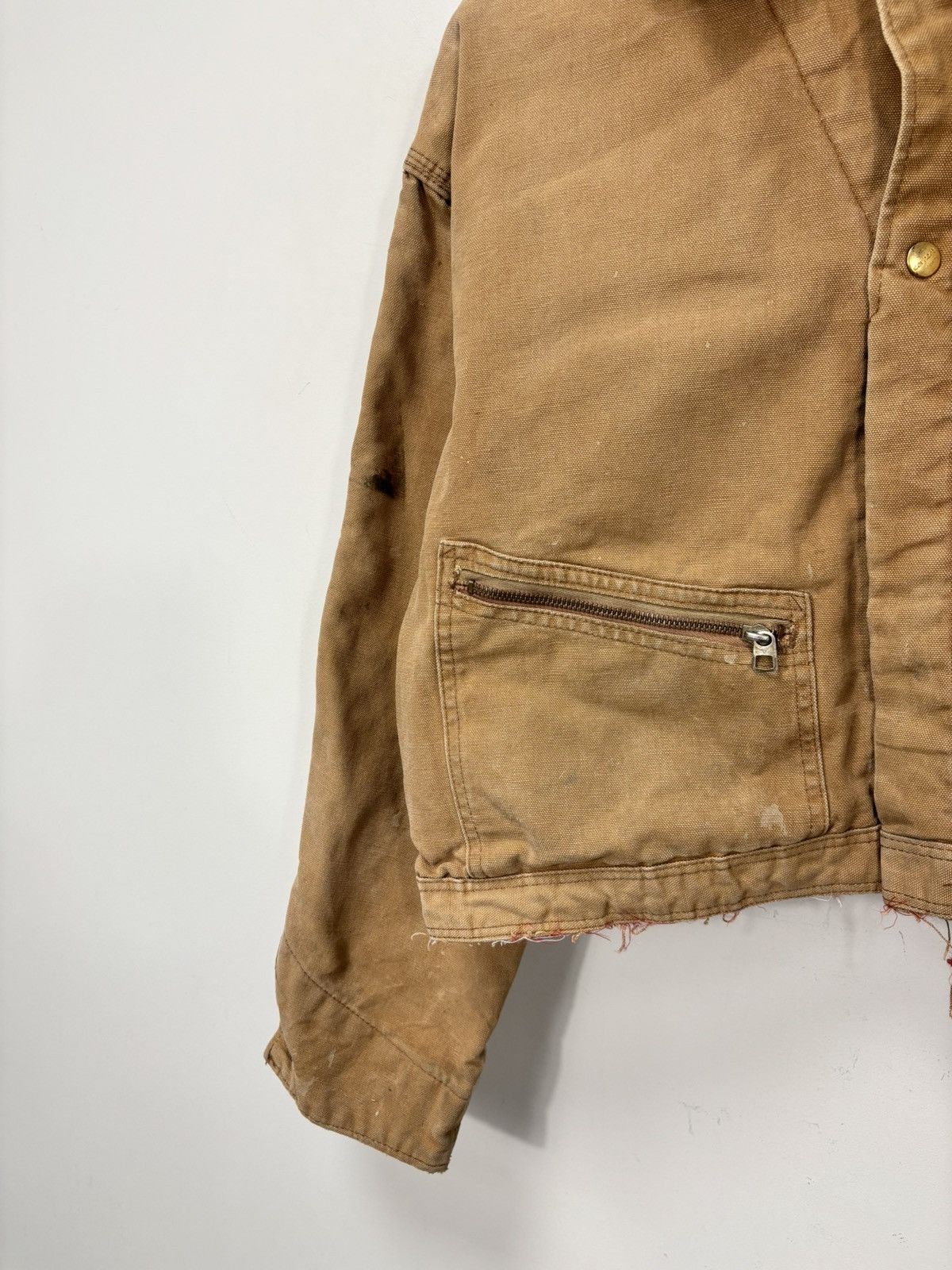 Carhartt Vintage Carhartt 1980s Made In USA Workwear Cropped Jacket Size US L / EU 52-54 / 3 - 7 Thumbnail