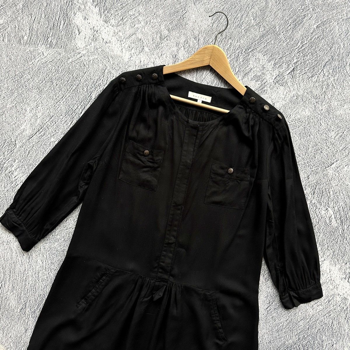Sandro 🔥Women’s Sandro Dress Black Size: 2 (M) Size XS / US 0-2 / IT 36-38 - 6 Thumbnail