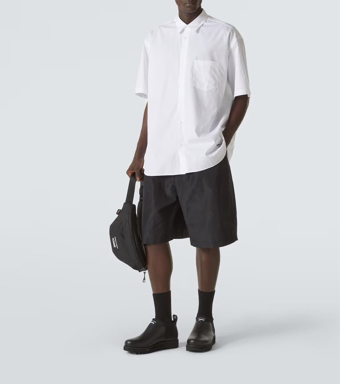 Comme des Garcons Homme Comme des Garçons Homme Linen-blend shorts Size US 30 / EU 46 - 3 Thumbnail