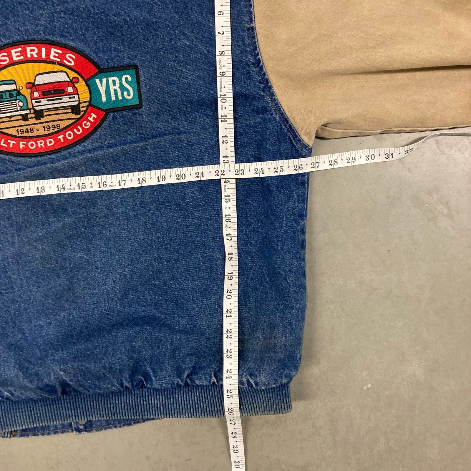 Vintage vintage denim two tone ford truck bomber jacket Size US L / EU 52-54 / 3 - 4 Thumbnail