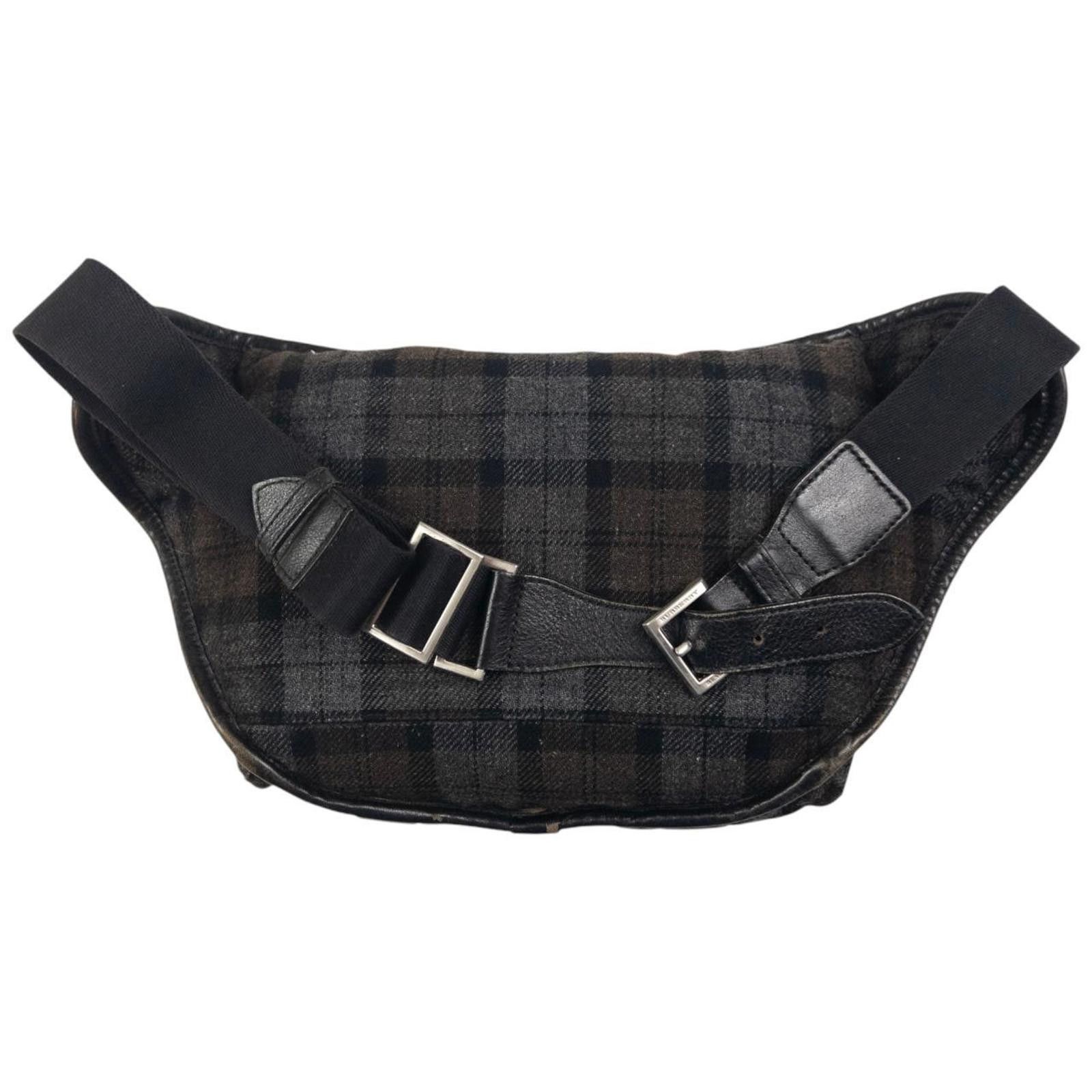Burberry Vintage Burberry Nova Check Wool Crossbody Bag Size ONE SIZE - 2 Thumbnail