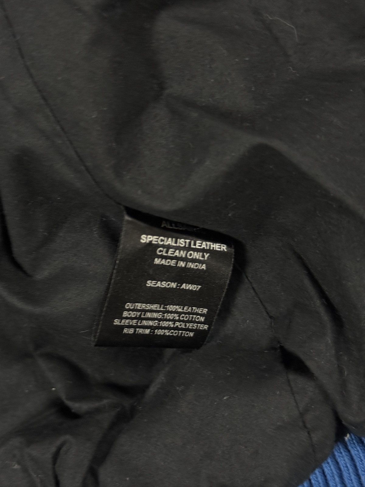 Allsaints Allsaints AW07 specialist blue turqoise Leather Jacket Size US M / EU 48-50 / 2 - 7 Thumbnail