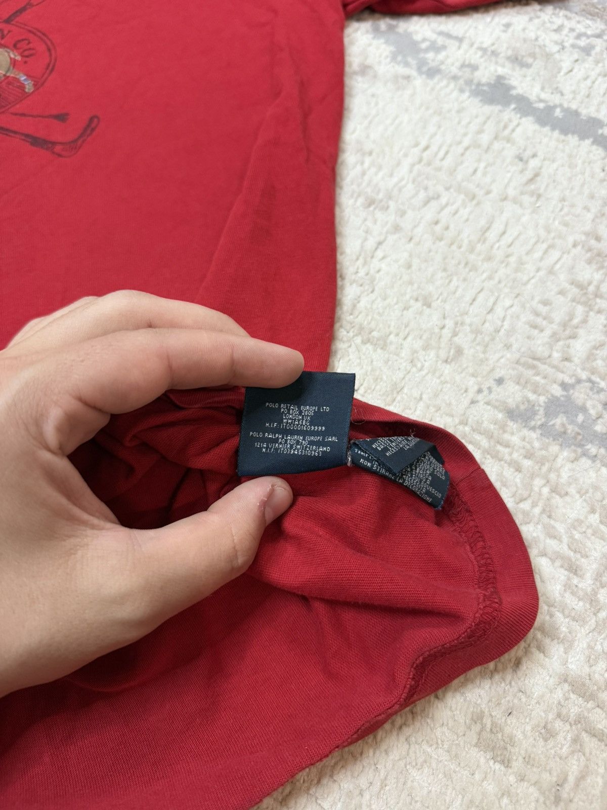 Other Vintage Ralph Lauren Polo Team Tee (Youth L / Fits M-L) Size US M / EU 48-50 / 2 - 6 Thumbnail