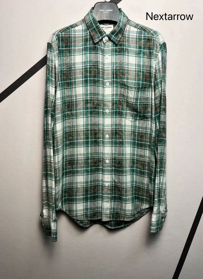 Saint Laurent Paris × Yves Saint Laurent Saint Laurent SLP Shirt 2412-Nextarrow Size US M / EU 48-50 / 2 - 1 Thumbnail