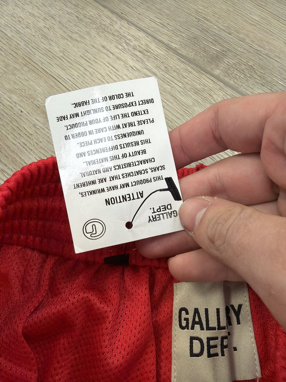 Gallery Dept. Gallery dept logo shorts red black large Size US 34 / EU 50 - 3 Thumbnail