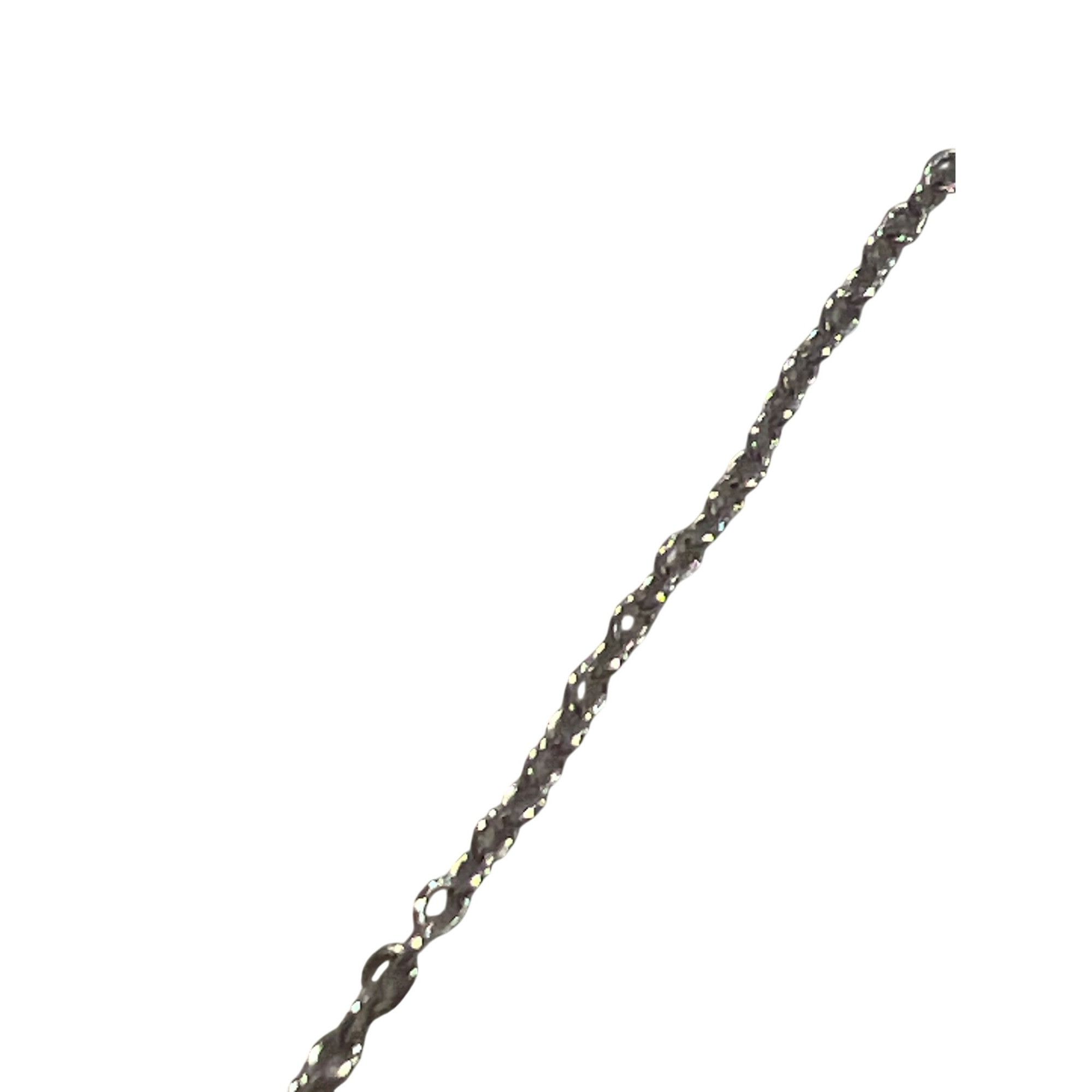 Other Vintage Sterling Silver Mama Script Pendant Necklace CZ Ston Size ONE SIZE - 3 Thumbnail
