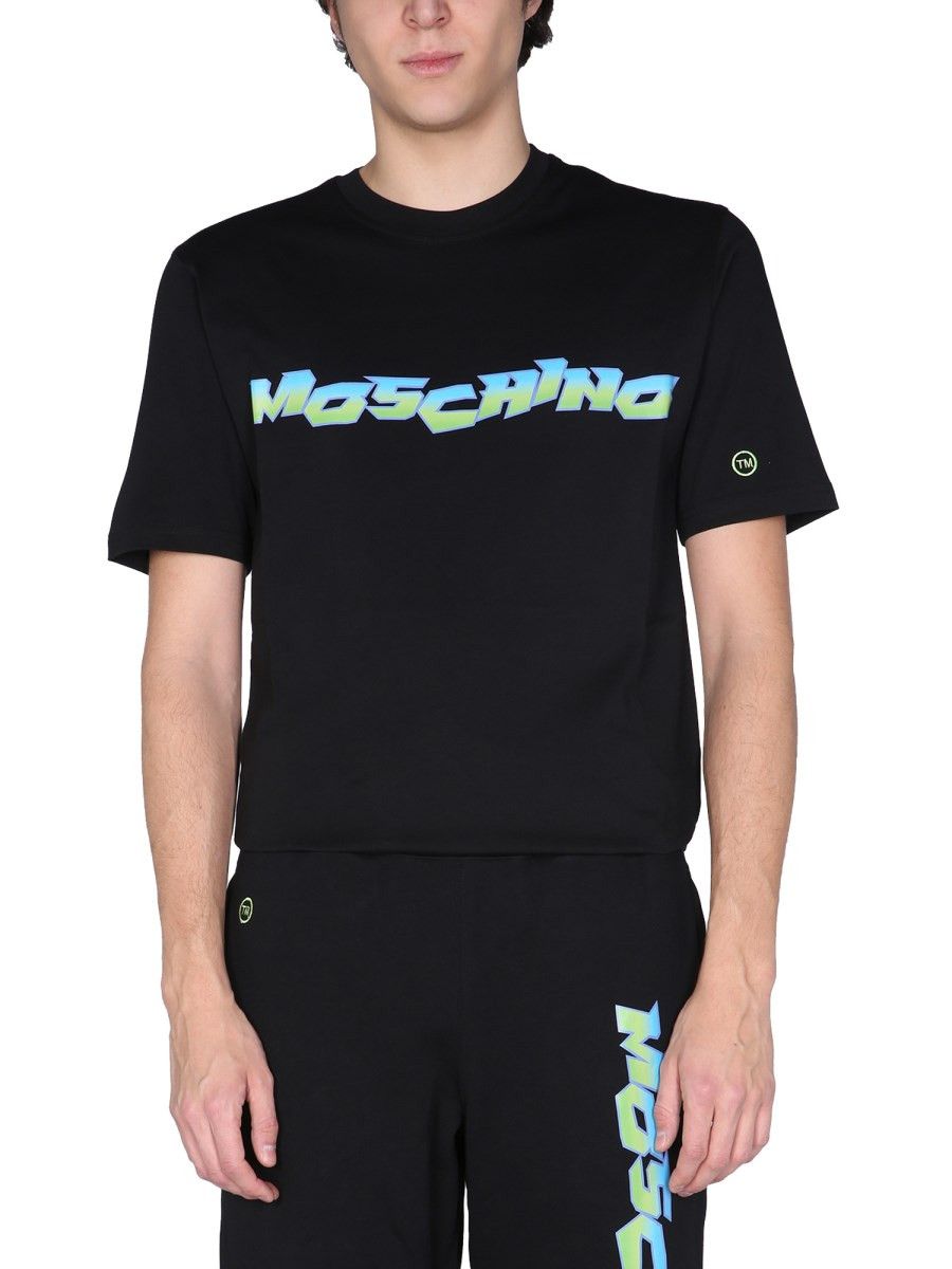 Moschino o1y0225 Logo T-Shirt in Black Size US S / EU 44-46 / 1 - 1 Thumbnail