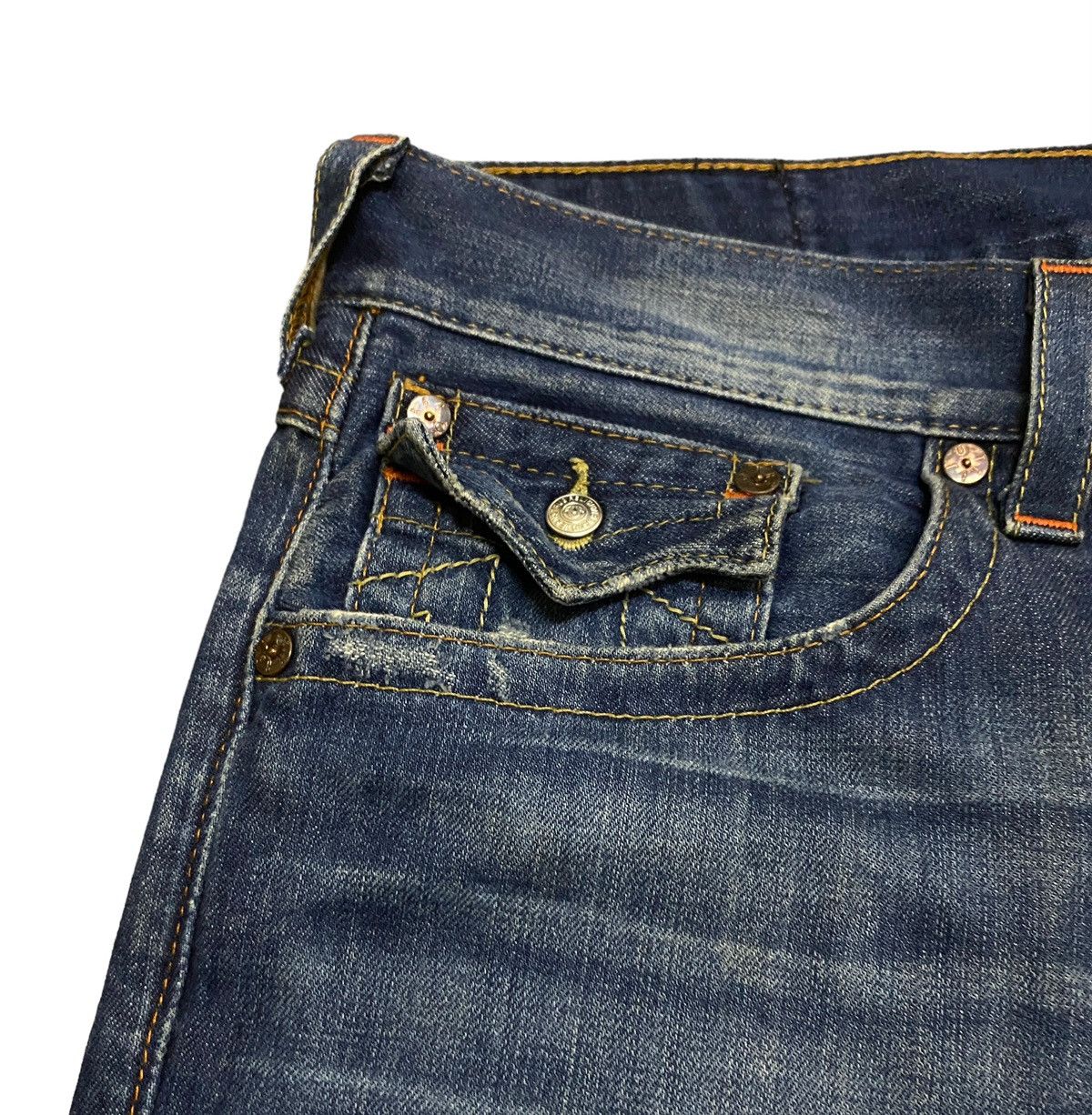 True Religion Rare Design Vintage True Religion Ricky Baggy Jeans 1990s Size US 36 / EU 52 - 4 Thumbnail