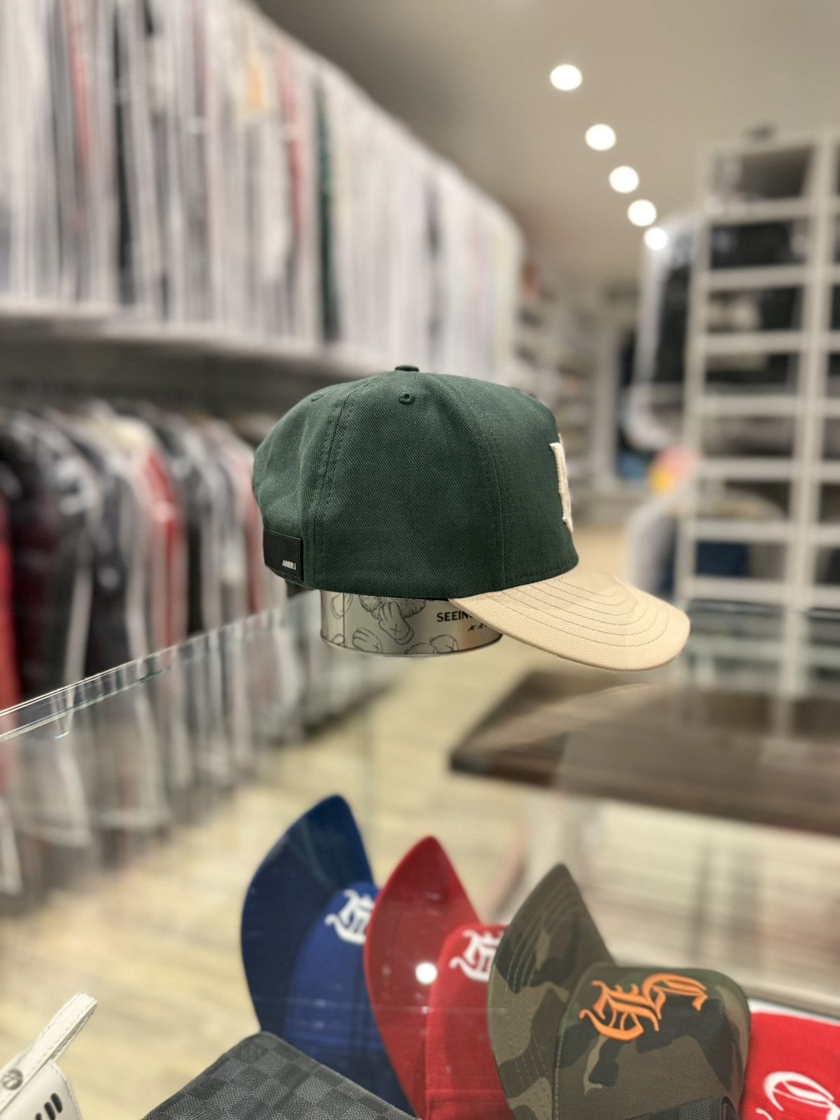 Amiri Amiri Two-Toned MA Embroidered Cap Size ONE SIZE - 2 Thumbnail