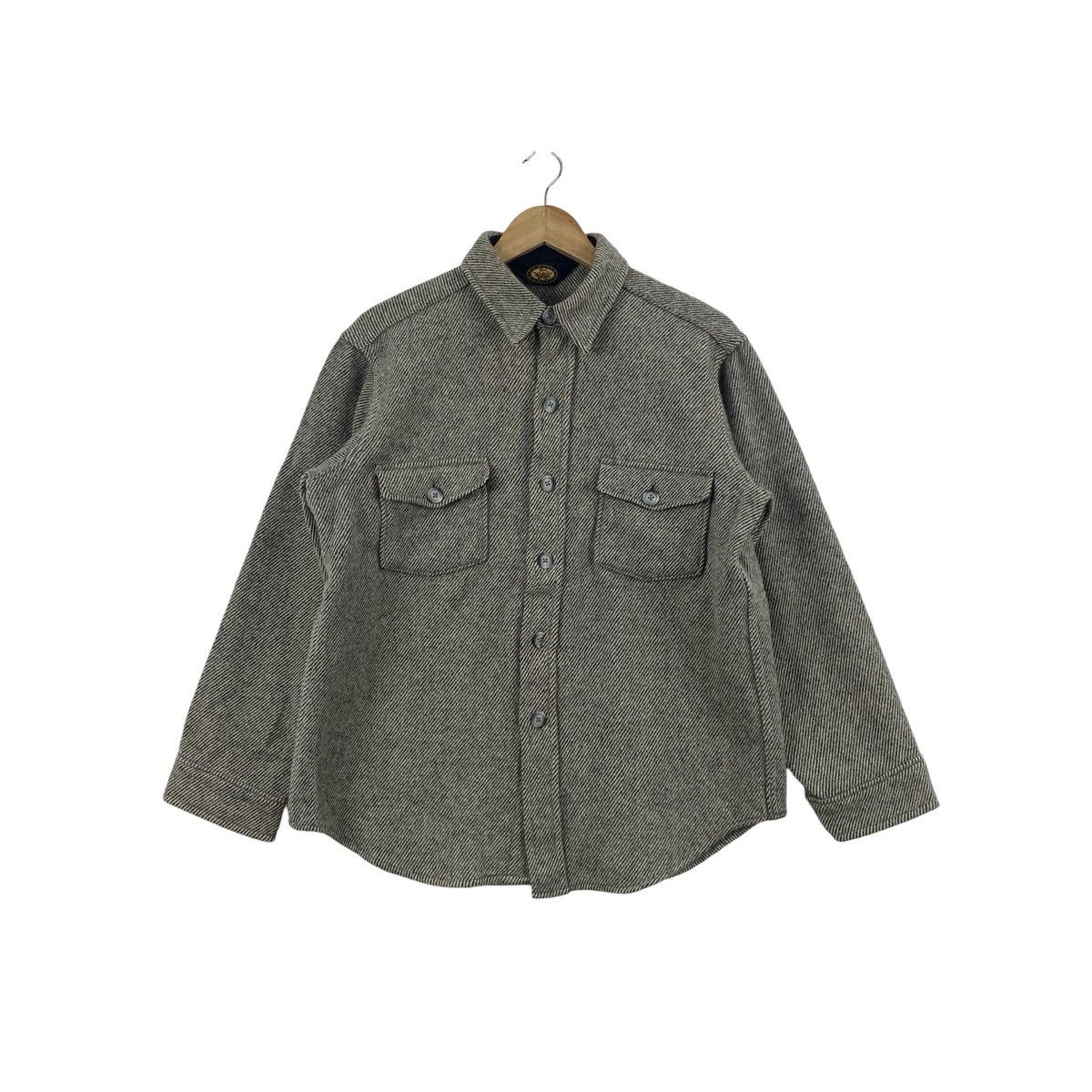Vintage Vintage CLASSIC BRAND Striped Workwear Overshirt Shacket Size US L / EU 52-54 / 3 - 1 Thumbnail