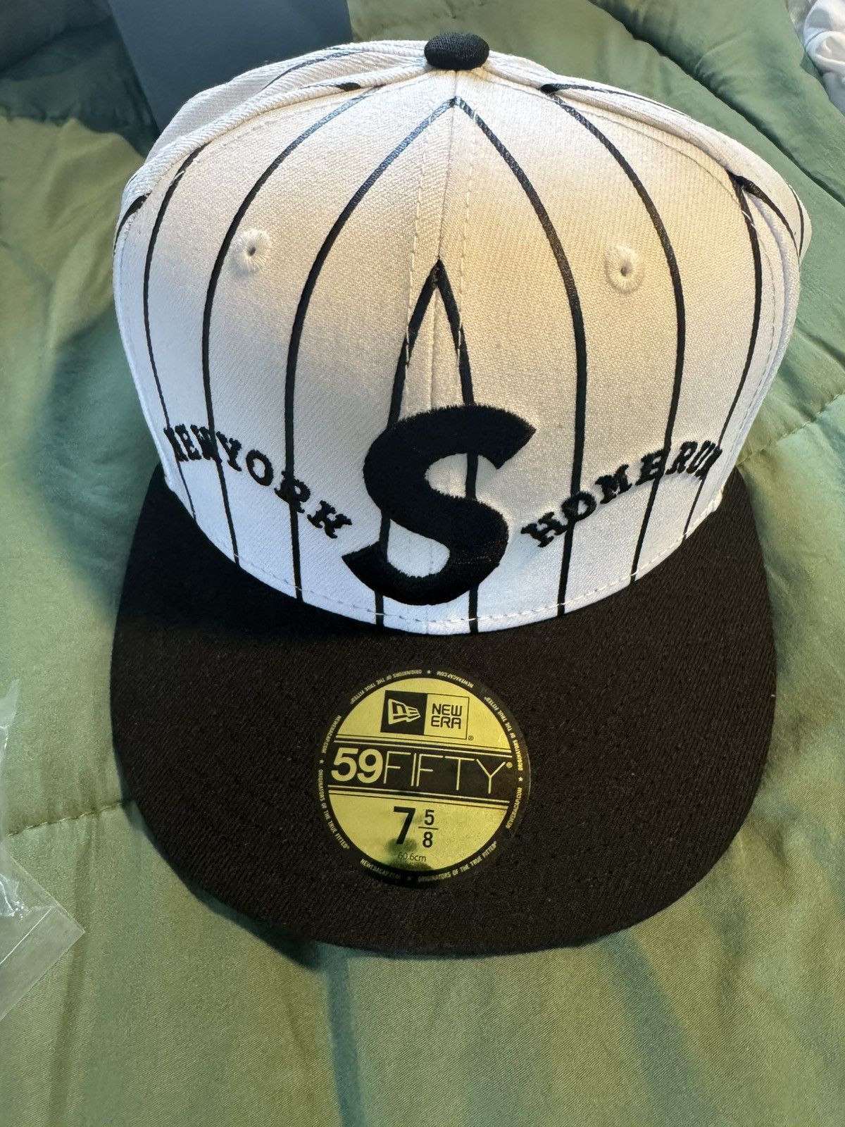 Supreme SUPREME/HOMERUN S LOGO NEW ERA - Stripe 7 5/8 Size ONE SIZE - 5 Thumbnail