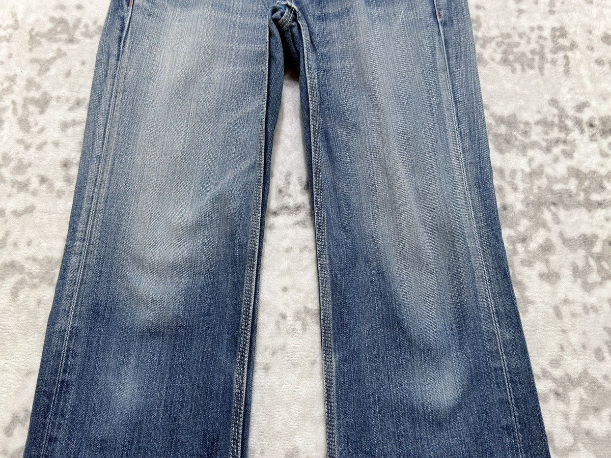 Japanese Brand Y2K Betty Smith Straight Cut Buckle Back Low Rise Denim Size 29" - 6 Thumbnail