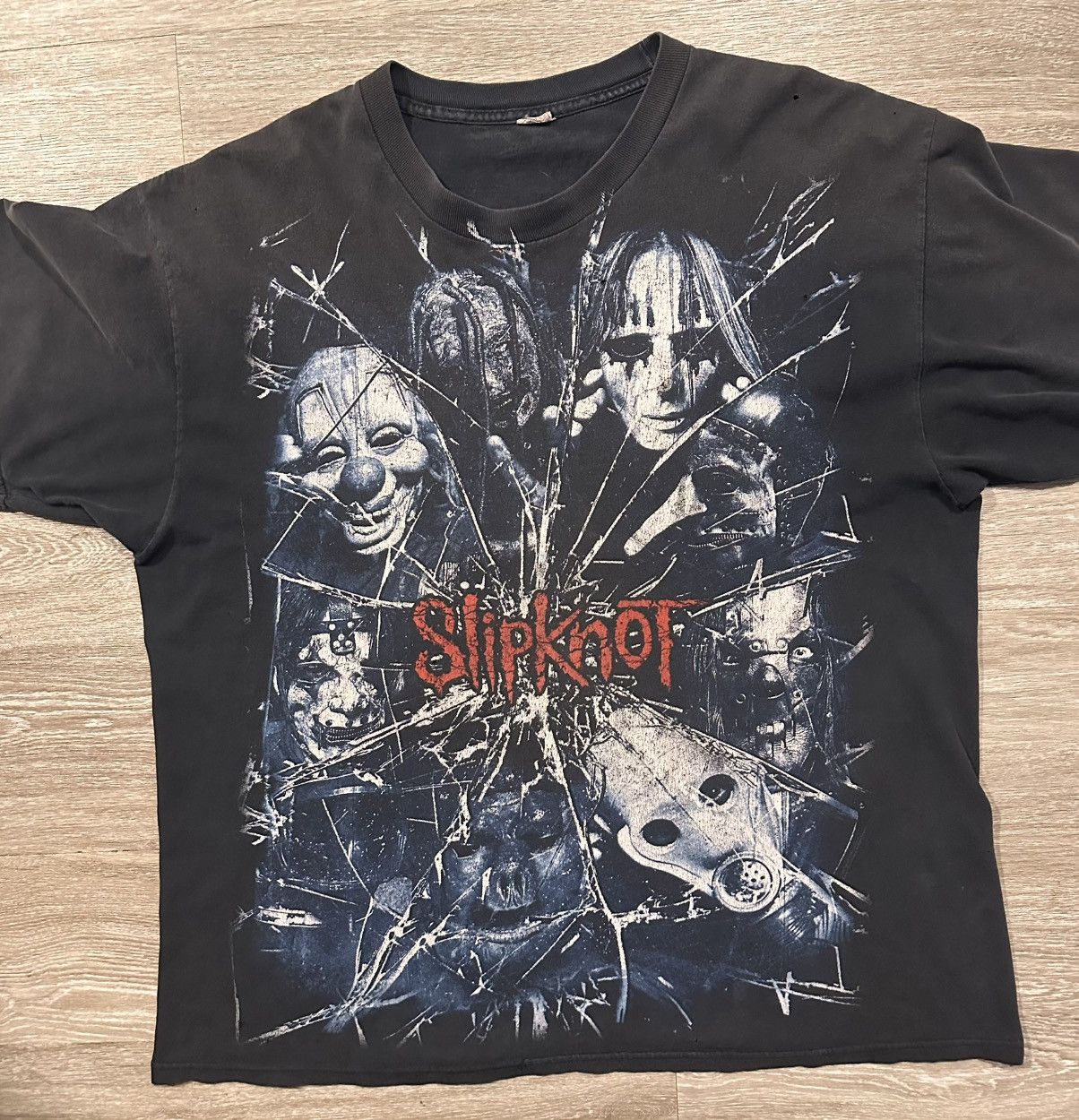 RARE Vintage Slipknot All Over Print AOP Thrashed 23.5x29