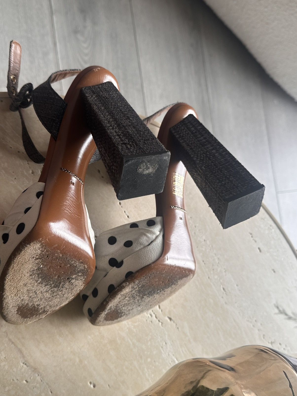 Dolce & Gabbana Dolce & Gabbana mary jane cloth heels Size US 8 / IT 38 - 7 Thumbnail