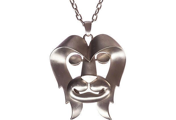 Pierre Cardin Pierre Cardin Lion Pendant Necklace Size ONE SIZE - 3 Thumbnail